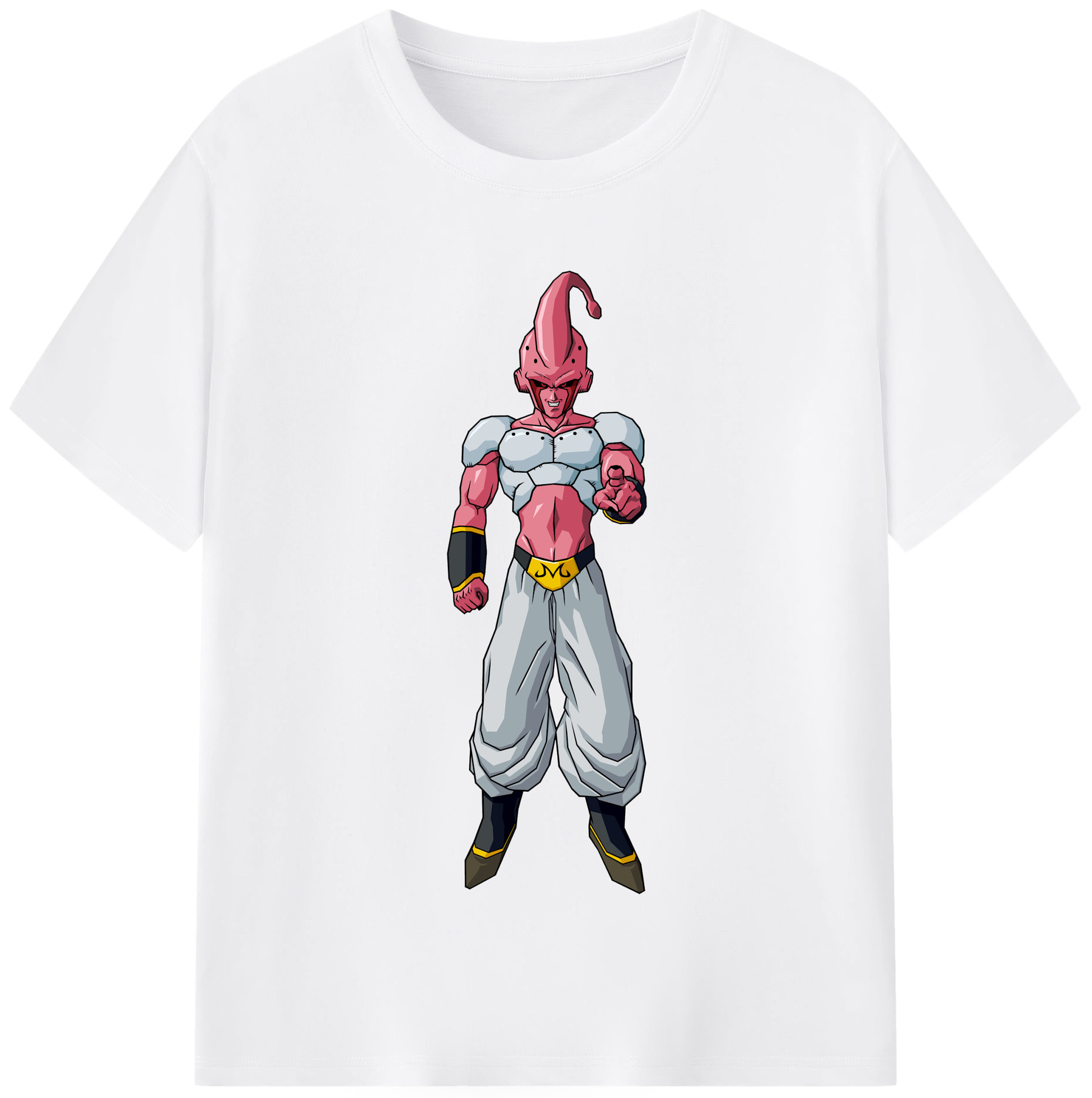 （画像用） ドラゴンボール 魔人ブウ DRAGON BALL Majin Buu 綿100％半袖Tシャツ（フロントプリント）