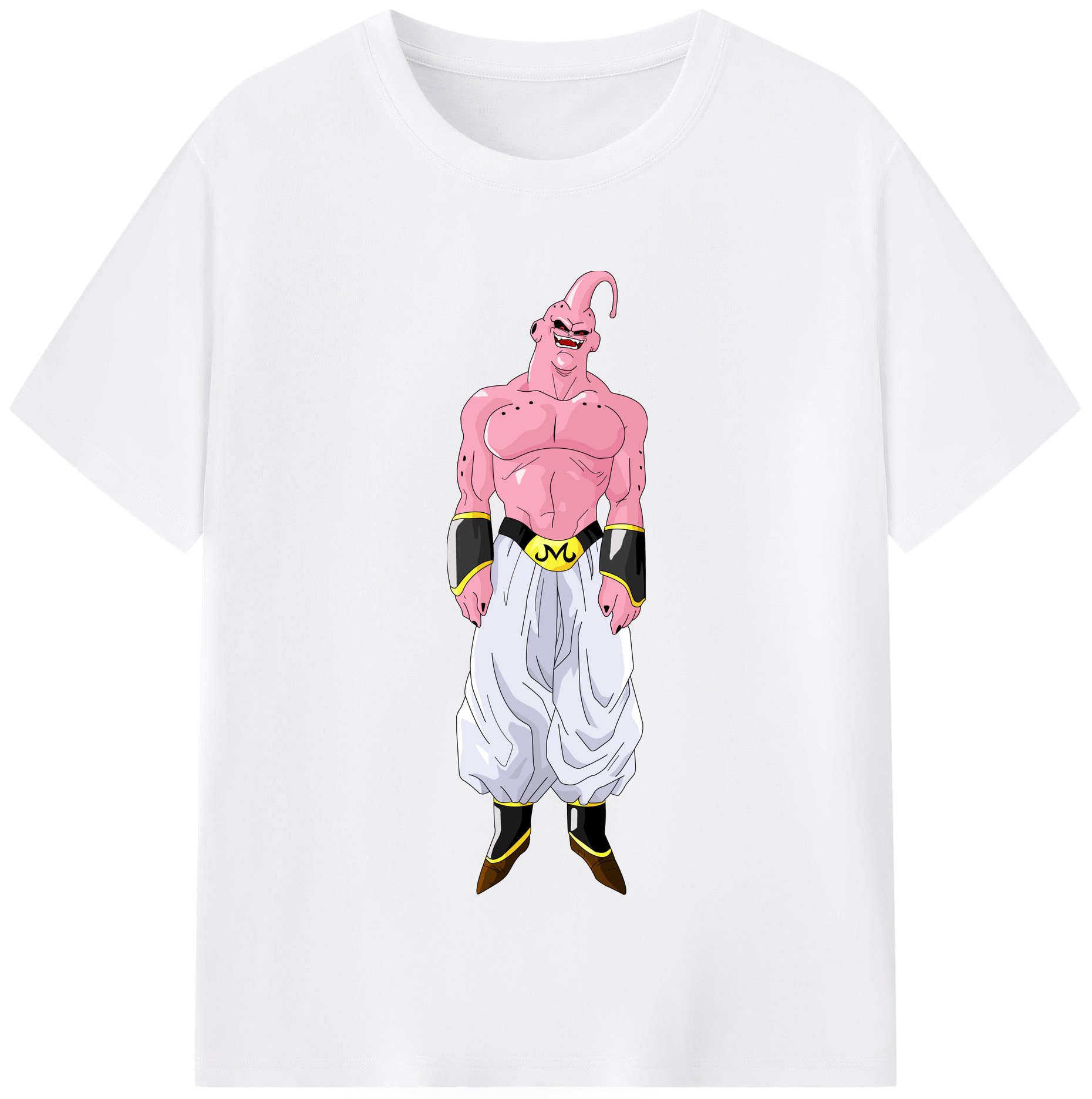 （画像用） ドラゴンボール 魔人ブウ DRAGON BALL Majin Buu 綿100％半袖Tシャツ（フロントプリント）