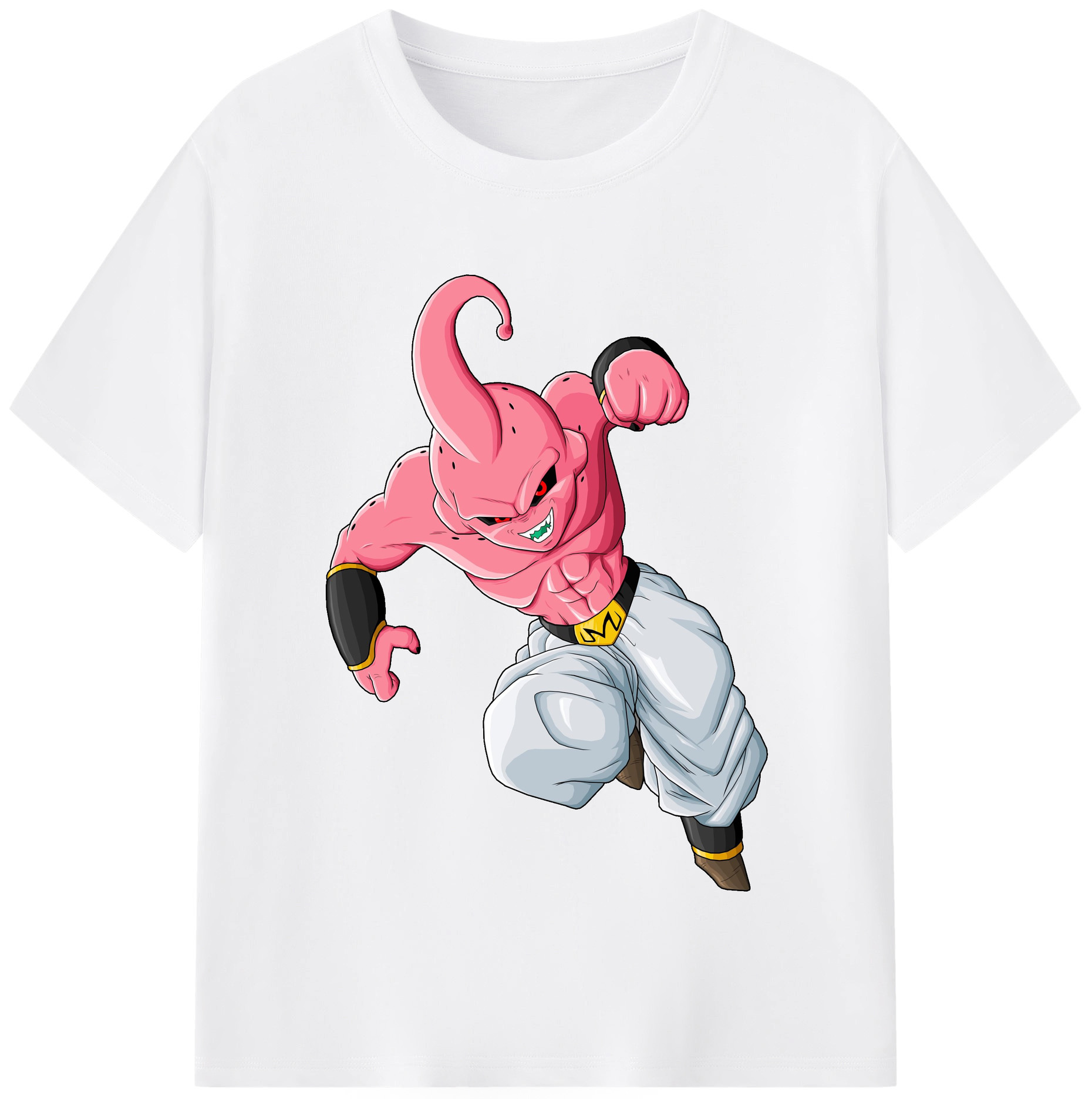 （画像用） ドラゴンボール 魔人ブウ DRAGON BALL Majin Buu 綿100％半袖Tシャツ（フロントプリント）