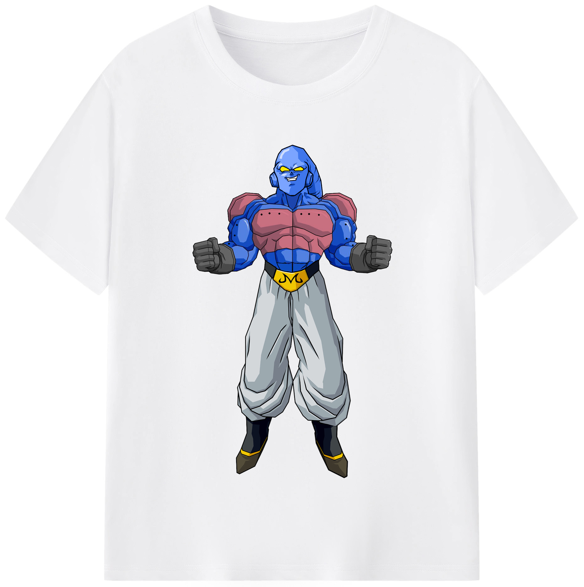 （画像用） ドラゴンボール 魔人ブウ DRAGON BALL Majin Buu 綿100％半袖Tシャツ（フロントプリント）