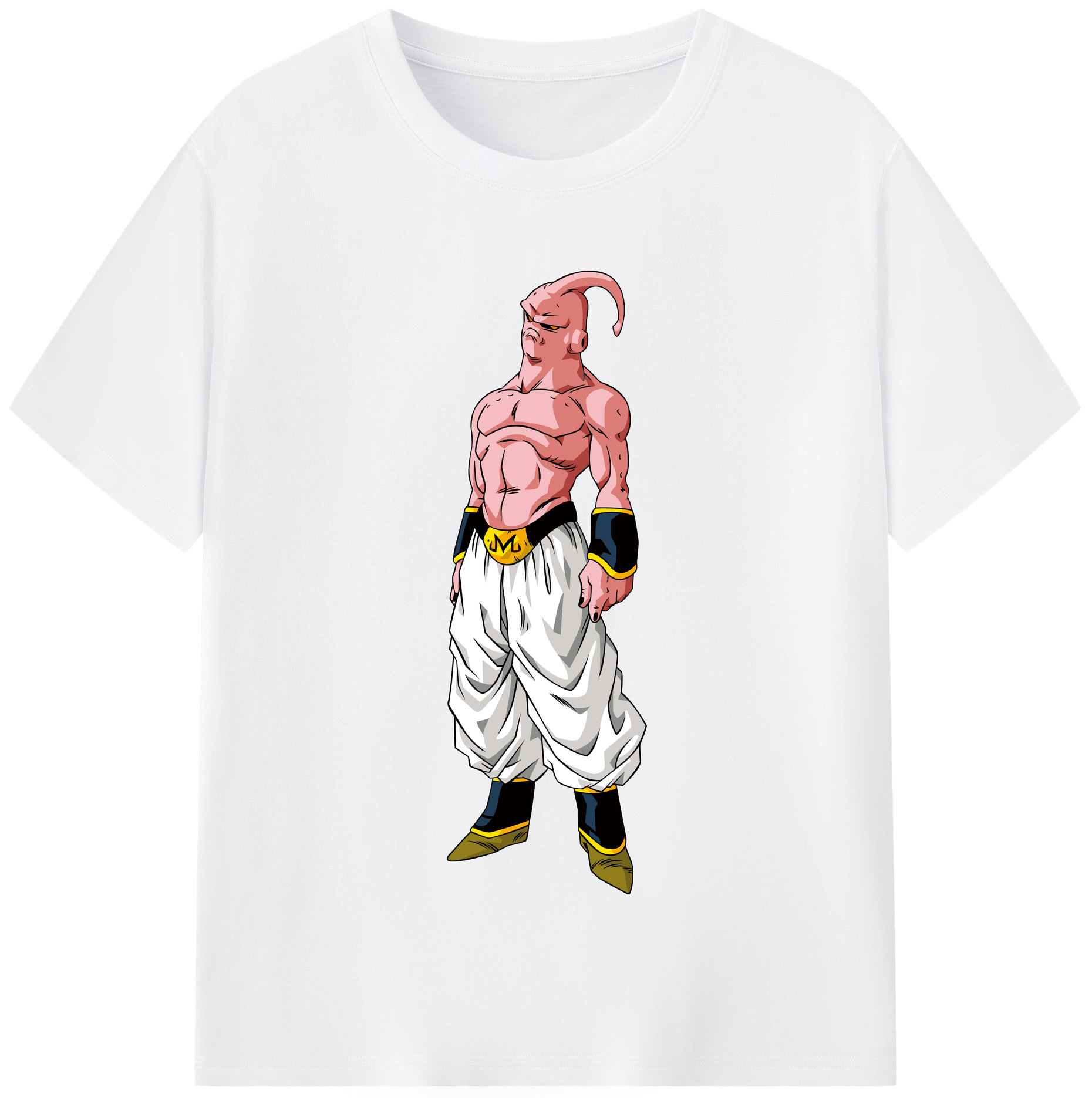 （画像用） ドラゴンボール 魔人ブウ DRAGON BALL Majin Buu 綿100％半袖Tシャツ（フロントプリント）