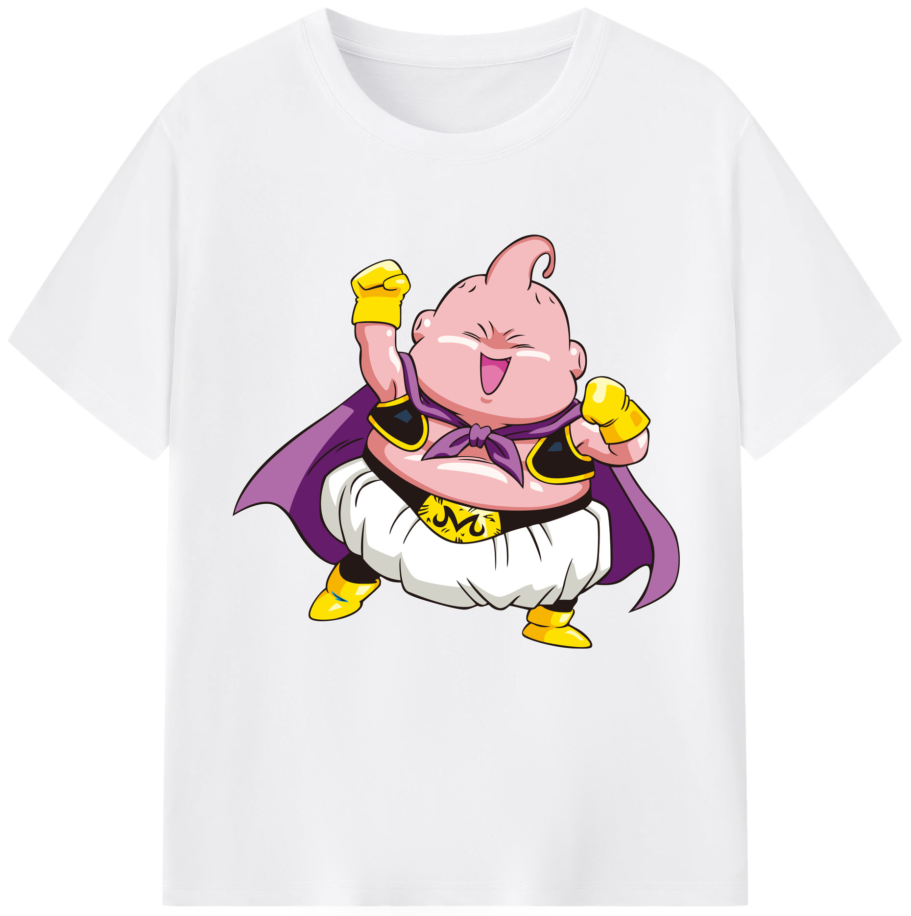 （画像用） ドラゴンボール 魔人ブウ DRAGON BALL Majin Buu 綿100％半袖Tシャツ（フロントプリント）