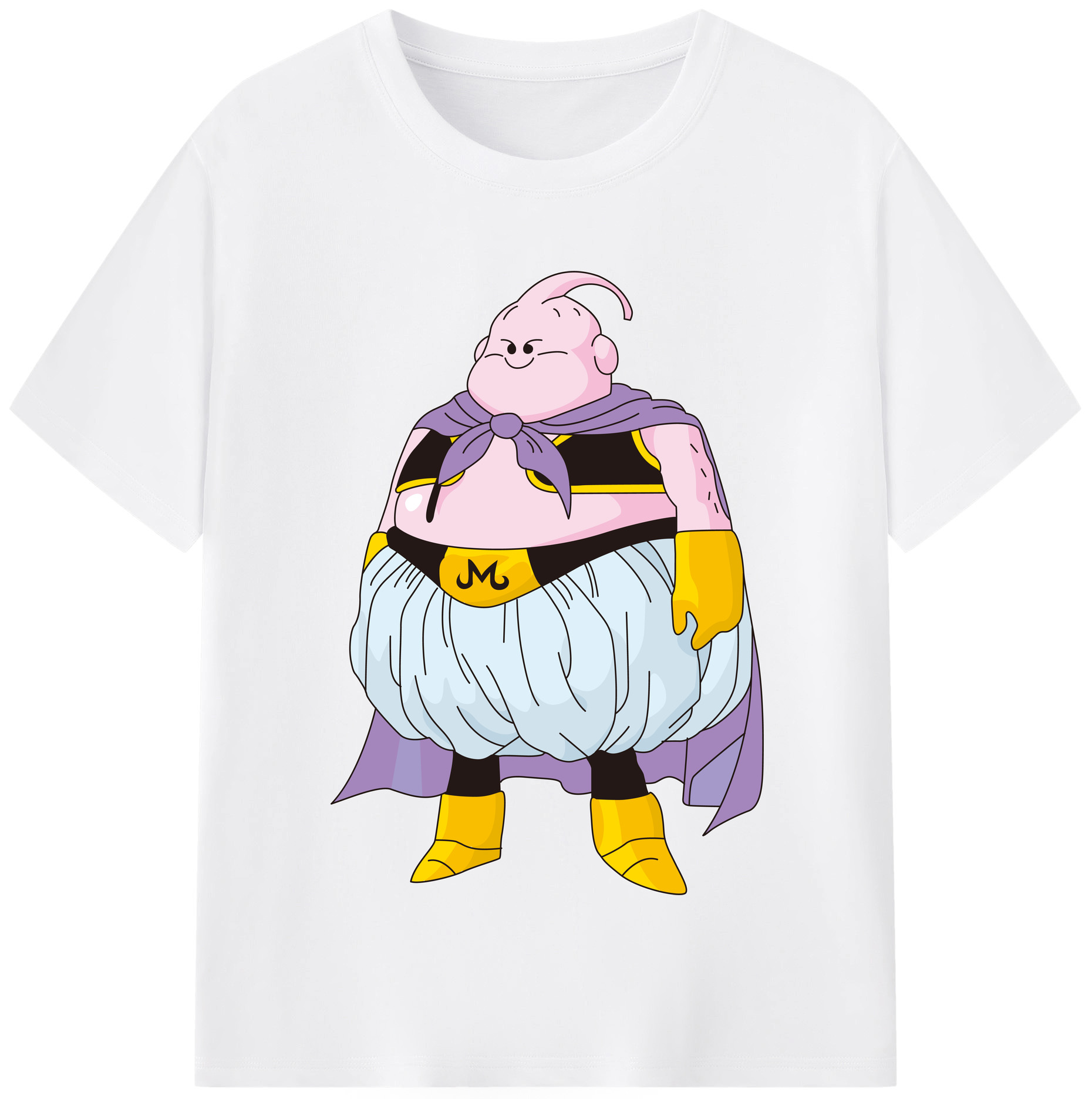 （画像用） ドラゴンボール 魔人ブウ DRAGON BALL Majin Buu 綿100％半袖Tシャツ（フロントプリント）