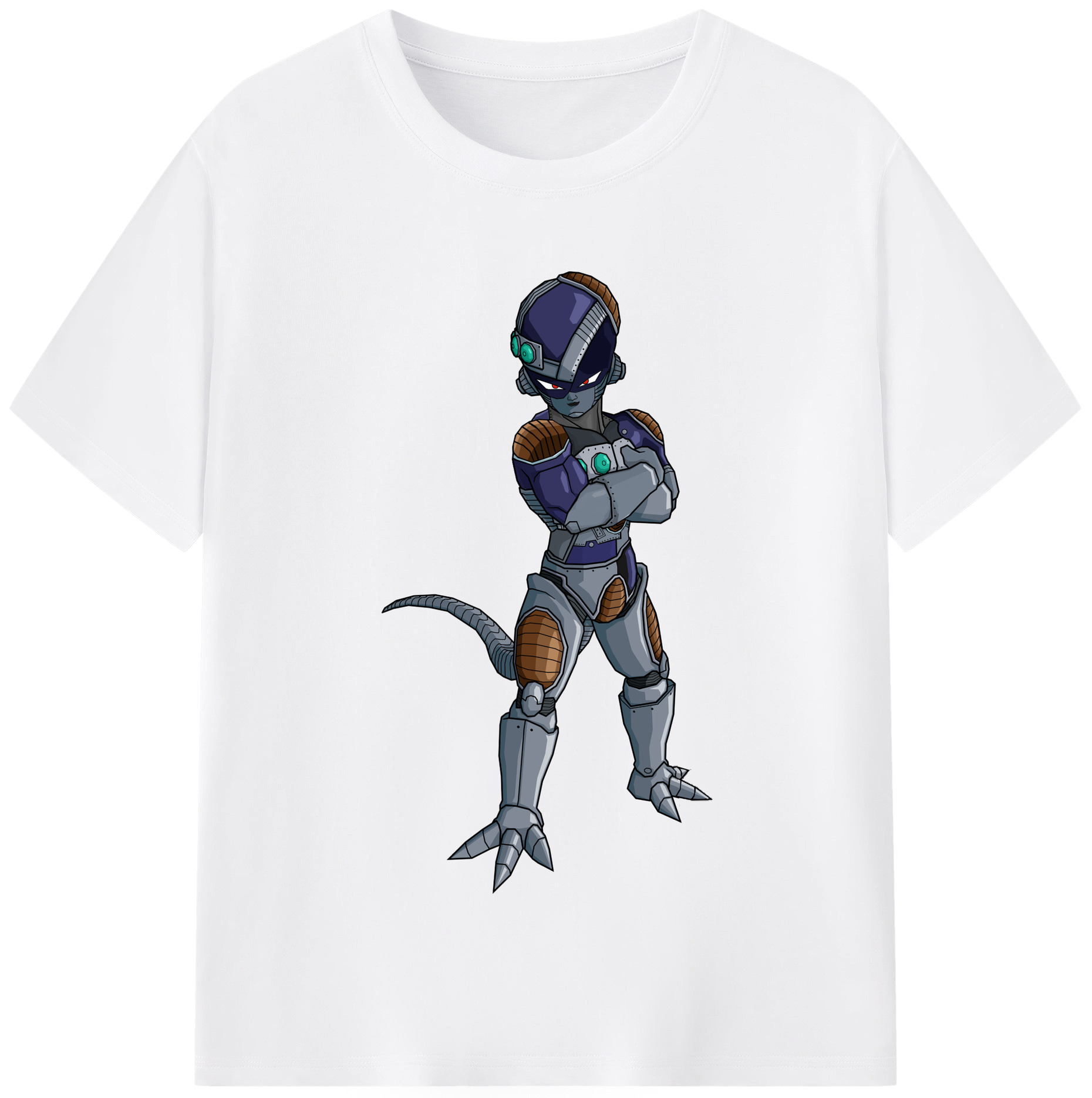 （画像用） ドラゴンボール フリーザ DRAGON BALL Frieza 綿100％半袖Tシャツ（フロントプリント）