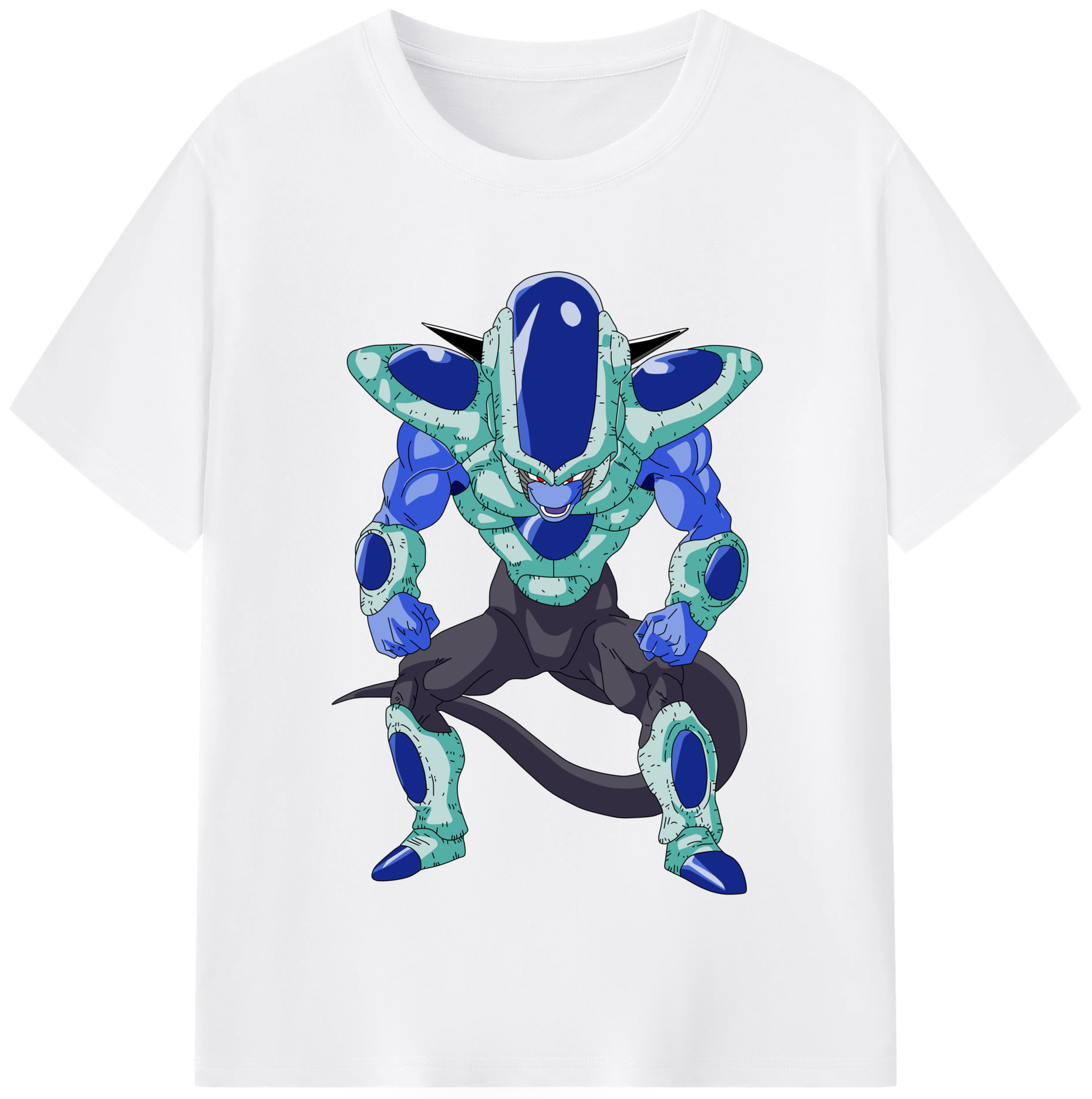 （画像用） ドラゴンボール フリーザ DRAGON BALL Frieza 綿100％半袖Tシャツ（フロントプリント）