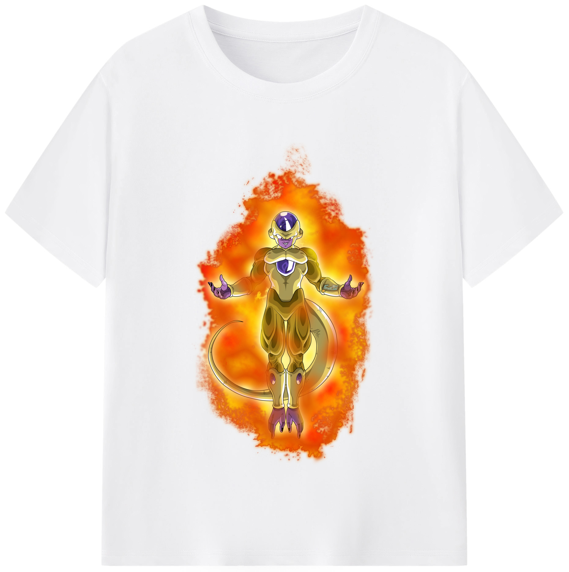 （画像用） ドラゴンボール フリーザ DRAGON BALL Frieza 綿100％半袖Tシャツ（フロントプリント）