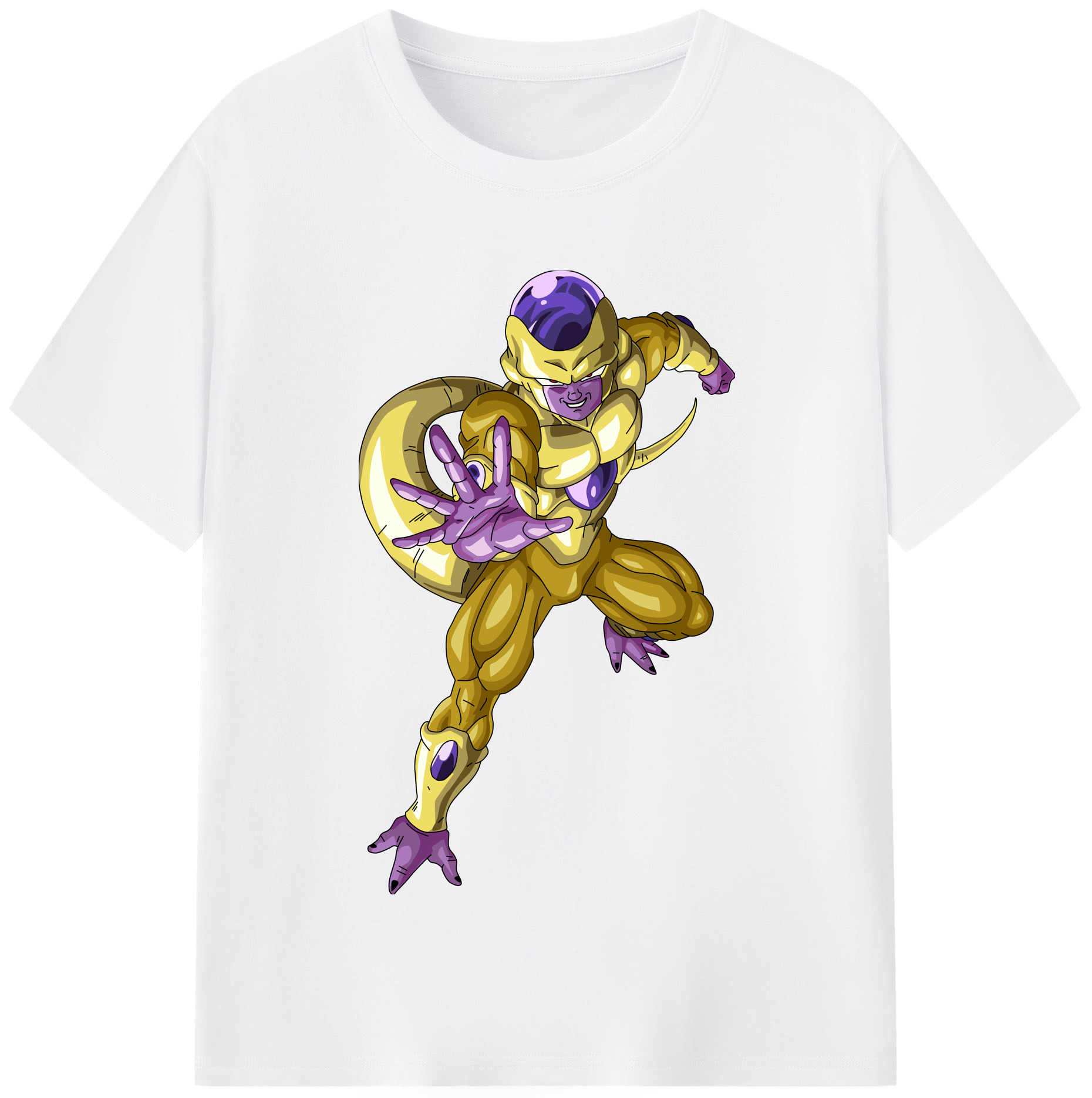 （画像用） ドラゴンボール フリーザ DRAGON BALL Frieza 綿100％半袖Tシャツ（フロントプリント）