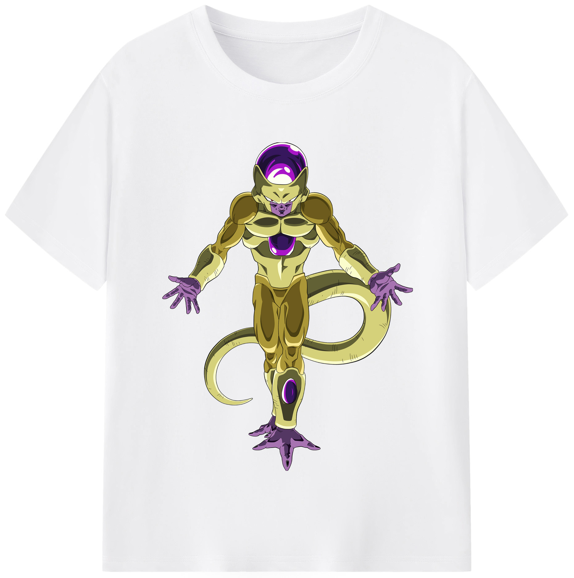 （画像用） ドラゴンボール フリーザ DRAGON BALL Frieza 綿100％半袖Tシャツ（フロントプリント）