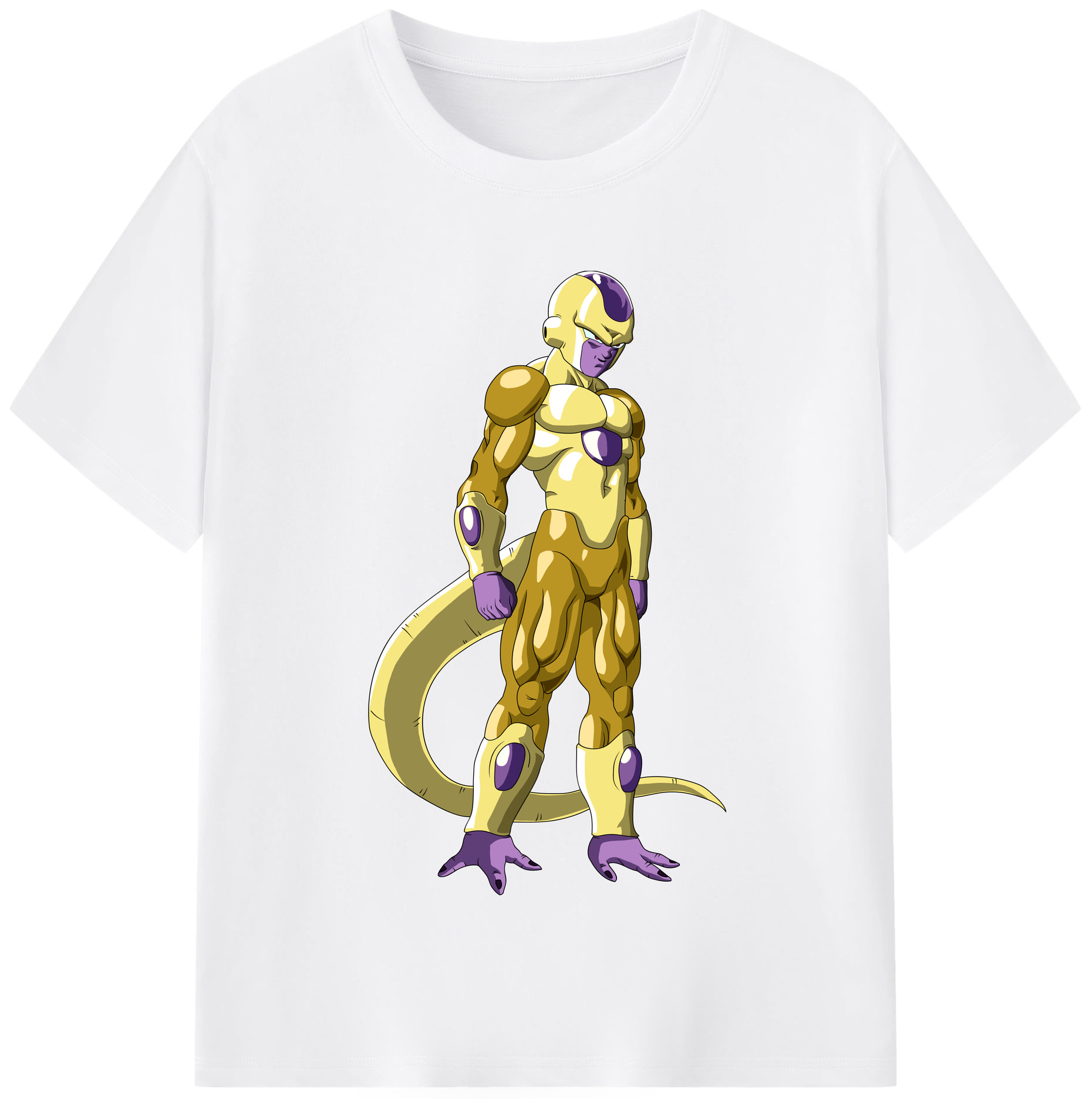 （画像用） ドラゴンボール フリーザ DRAGON BALL Frieza 綿100％半袖Tシャツ（フロントプリント）
