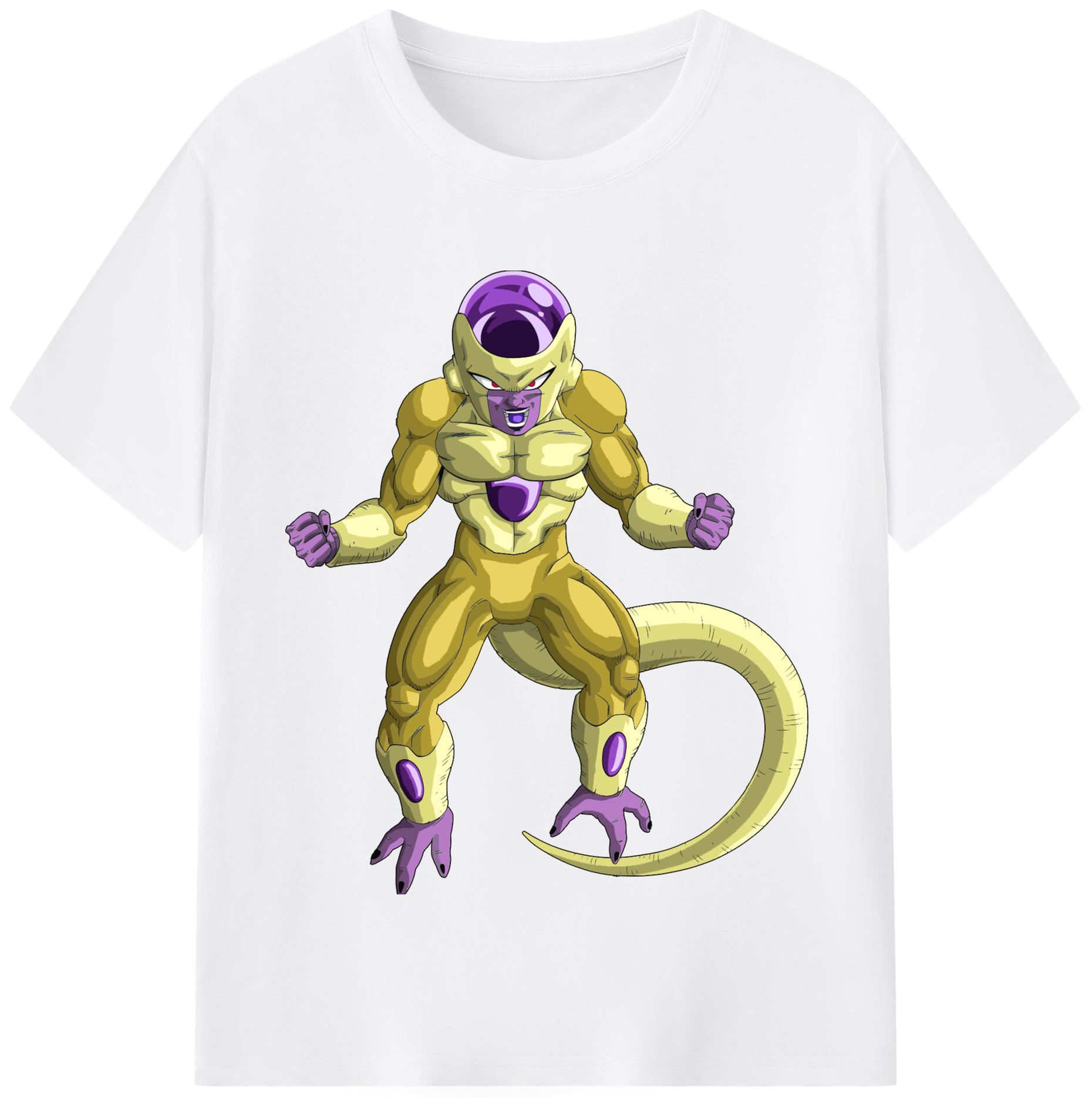（画像用） ドラゴンボール フリーザ DRAGON BALL Frieza 綿100％半袖Tシャツ（フロントプリント）