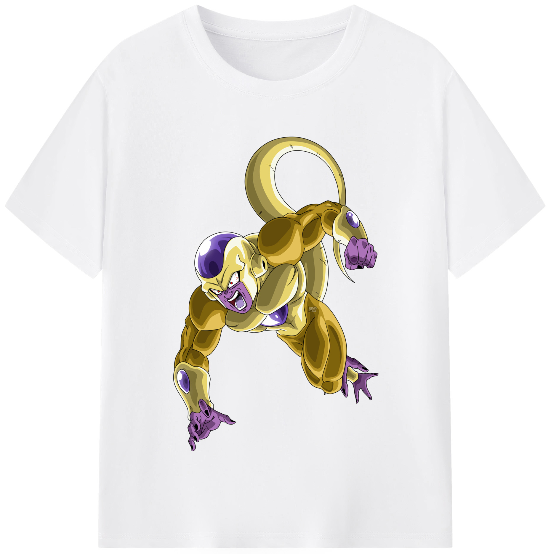 （画像用） ドラゴンボール フリーザ DRAGON BALL Frieza 綿100％半袖Tシャツ（フロントプリント）