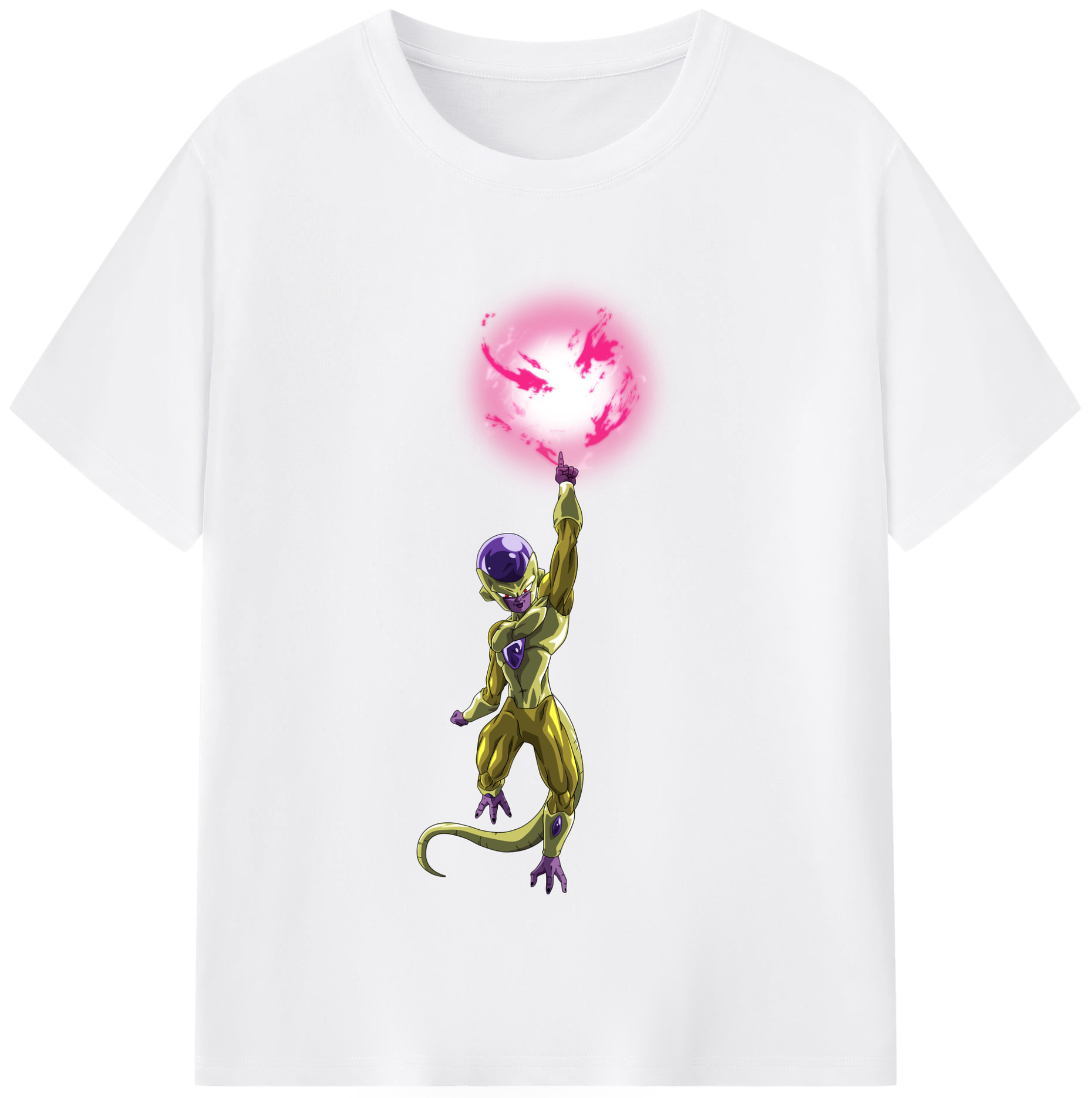 （画像用） ドラゴンボール フリーザ DRAGON BALL Frieza 綿100％半袖Tシャツ（フロントプリント）