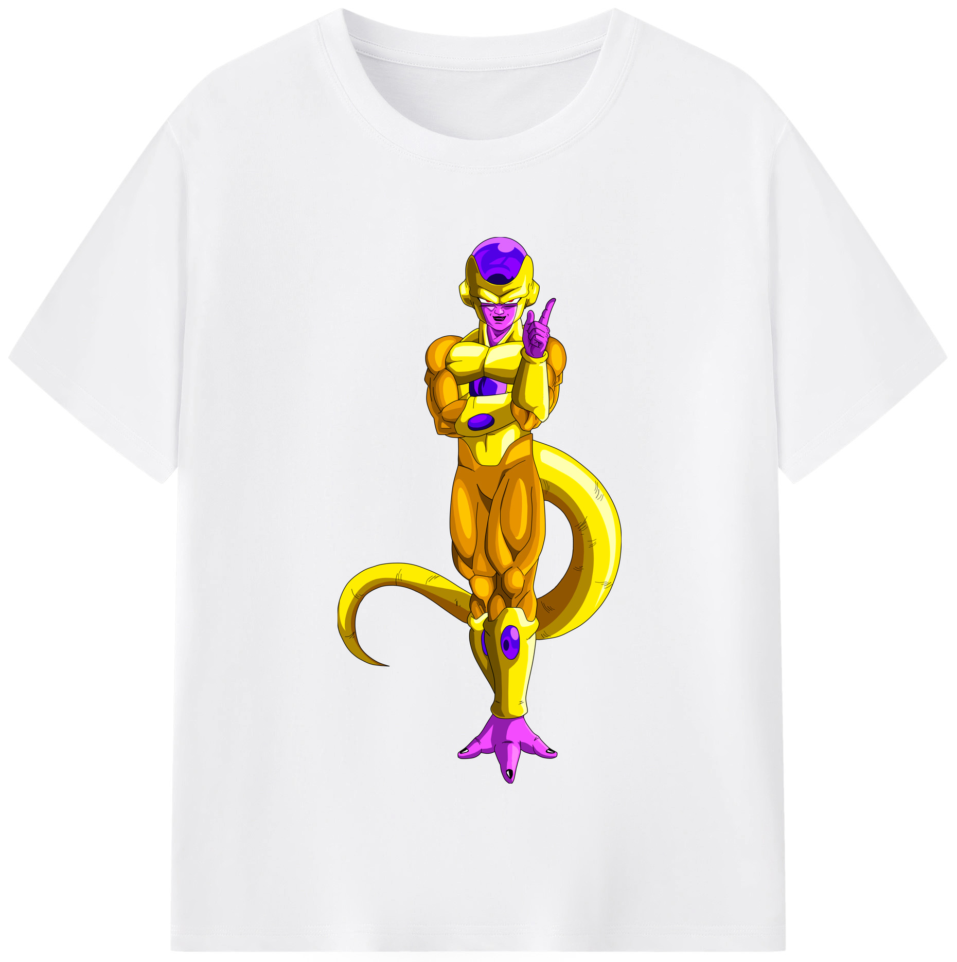 （画像用） ドラゴンボール フリーザ DRAGON BALL Frieza 綿100％半袖Tシャツ（フロントプリント）