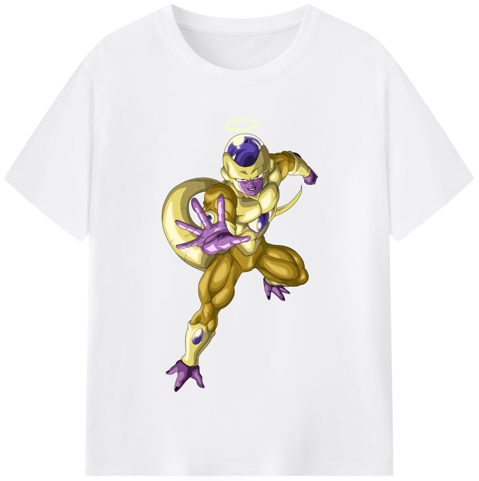 （画像用） ドラゴンボール フリーザ DRAGON BALL Frieza 綿100％半袖Tシャツ（フロントプリント）