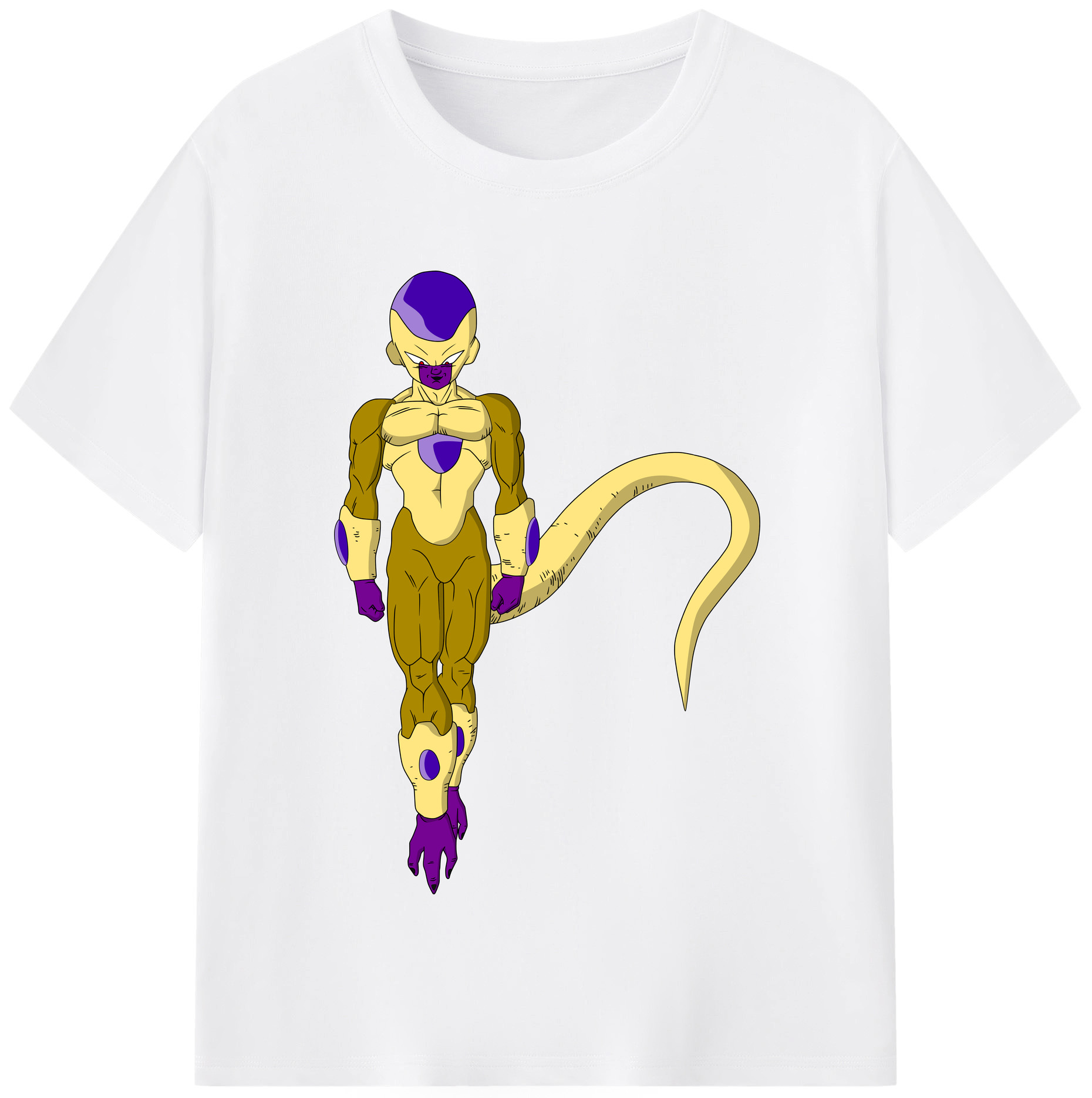 （画像用） ドラゴンボール フリーザ DRAGON BALL Frieza 綿100％半袖Tシャツ（フロントプリント）