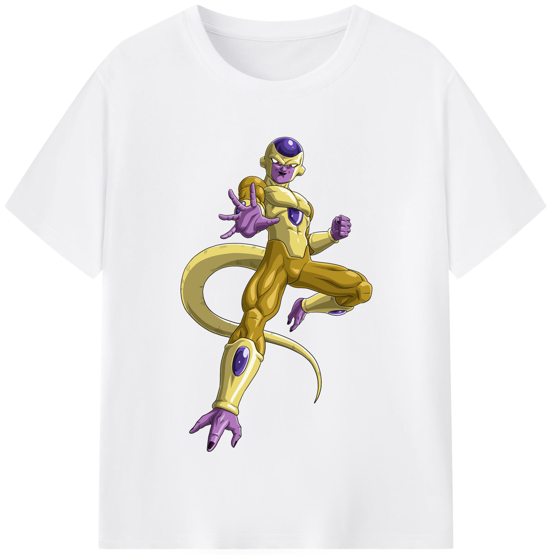 （画像用） ドラゴンボール フリーザ DRAGON BALL Frieza 綿100％半袖Tシャツ（フロントプリント）