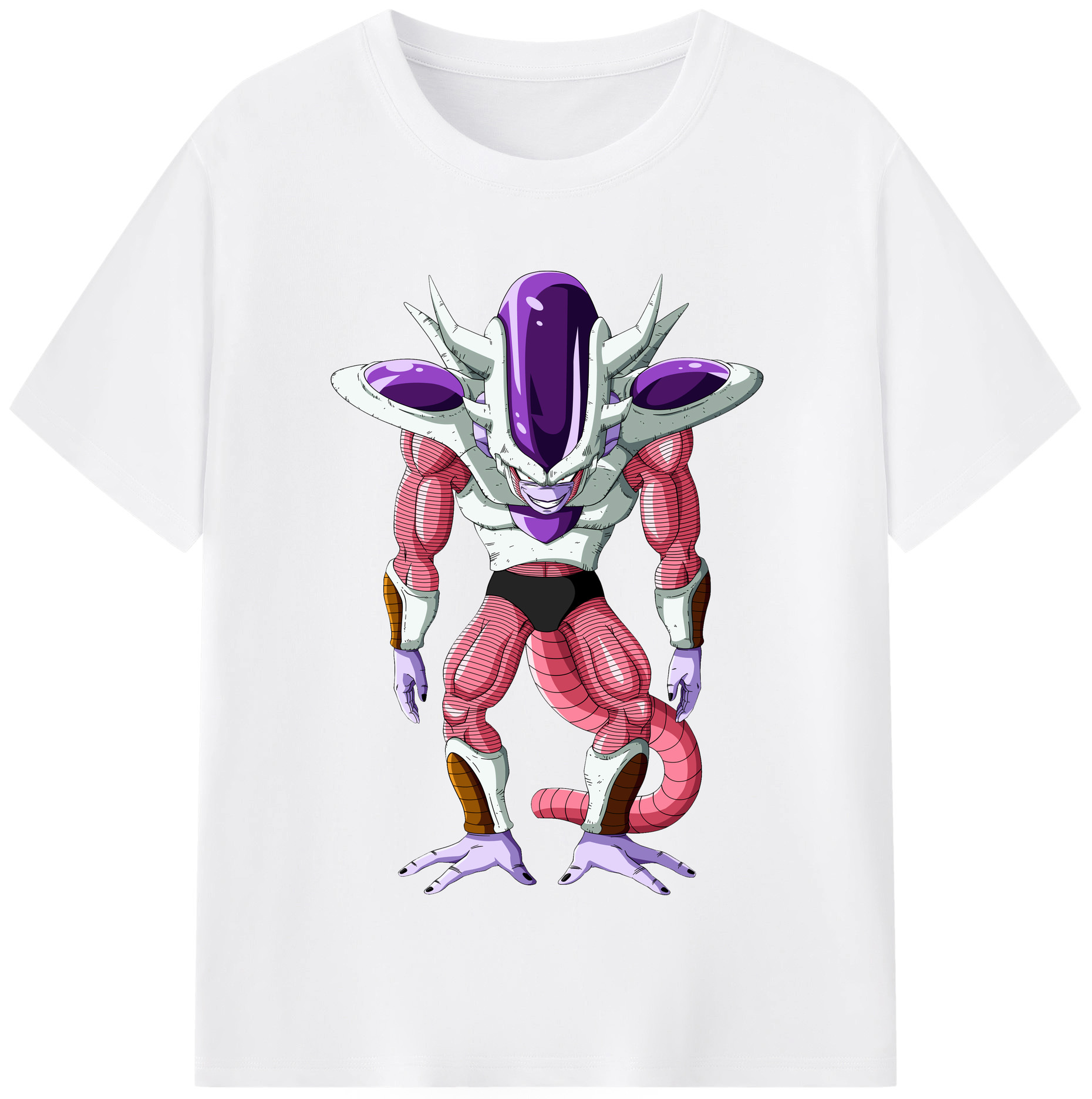 （画像用） ドラゴンボール フリーザ DRAGON BALL Frieza 綿100％半袖Tシャツ（フロントプリント）