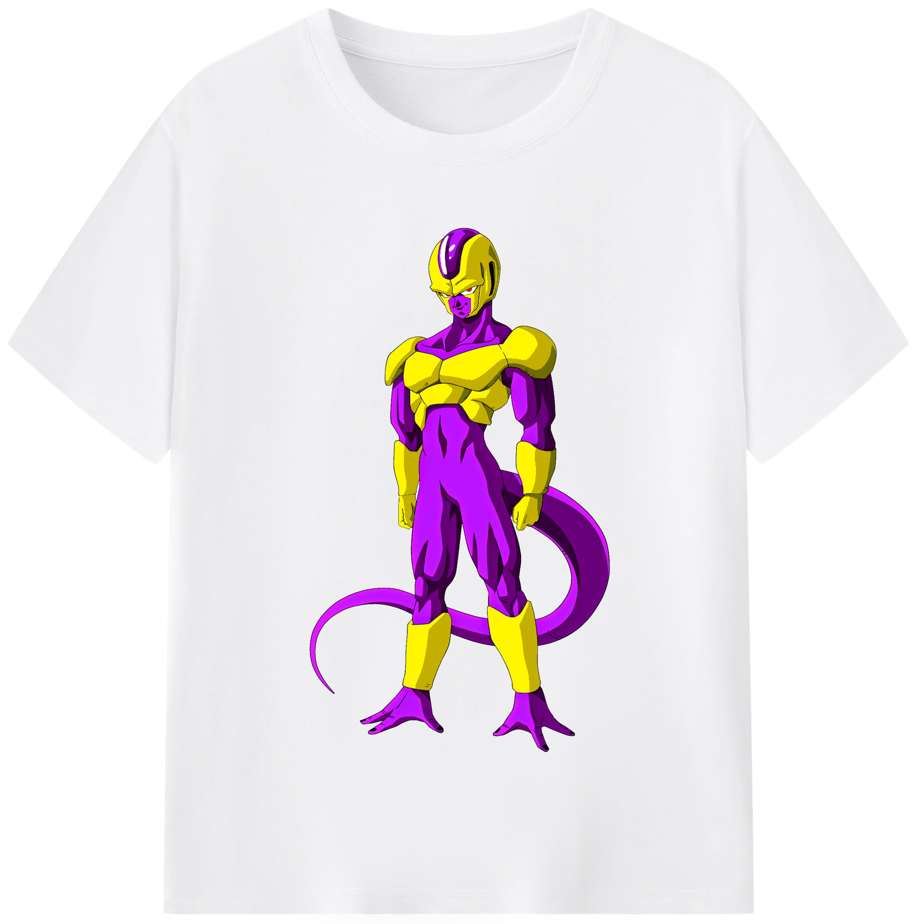 （画像用） ドラゴンボール フリーザ DRAGON BALL Frieza 綿100％半袖Tシャツ（フロントプリント）