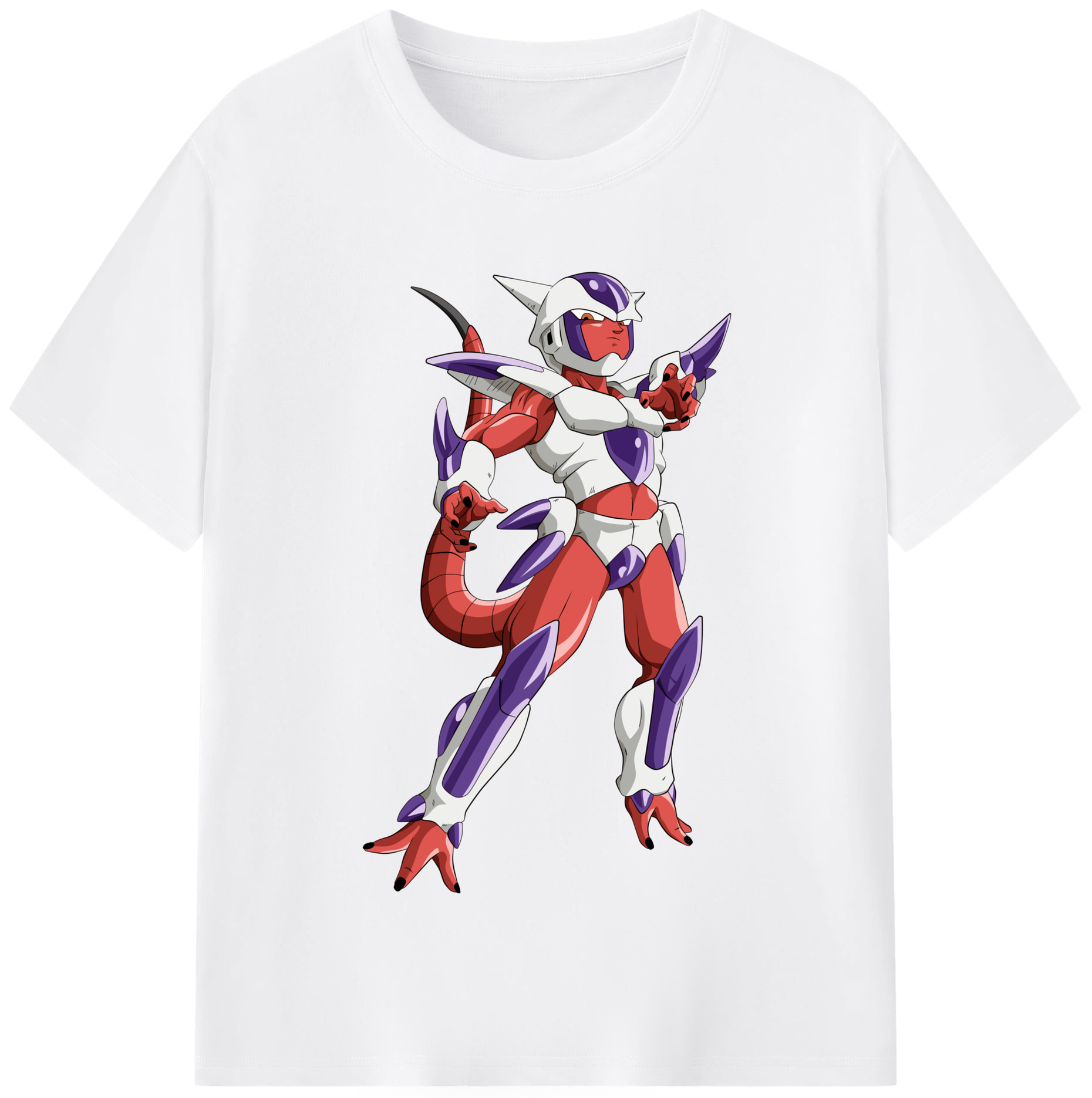 （画像用） ドラゴンボール フリーザ DRAGON BALL Frieza 綿100％半袖Tシャツ（フロントプリント）