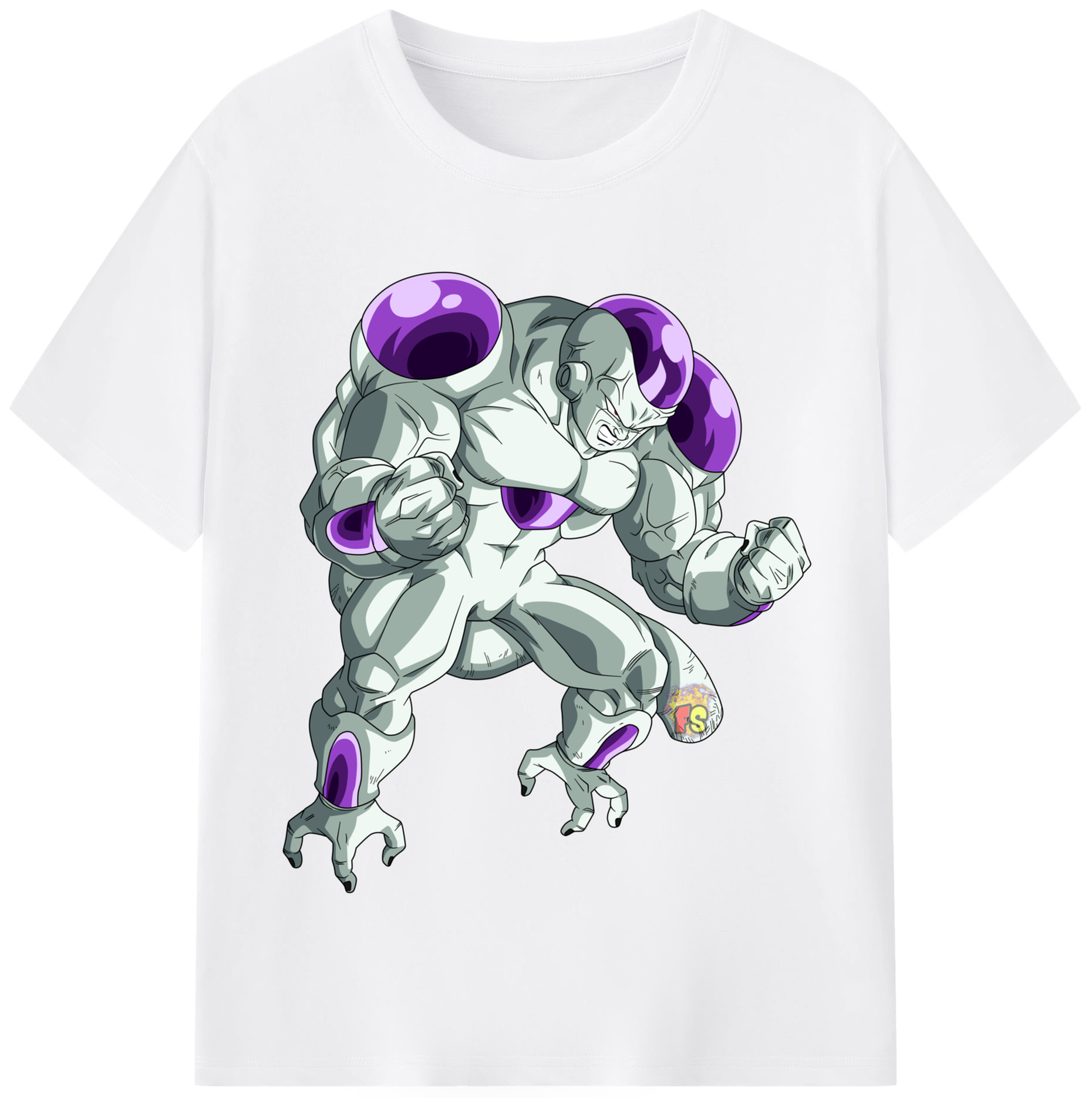 （画像用） ドラゴンボール フリーザ DRAGON BALL Frieza 綿100％半袖Tシャツ（フロントプリント）