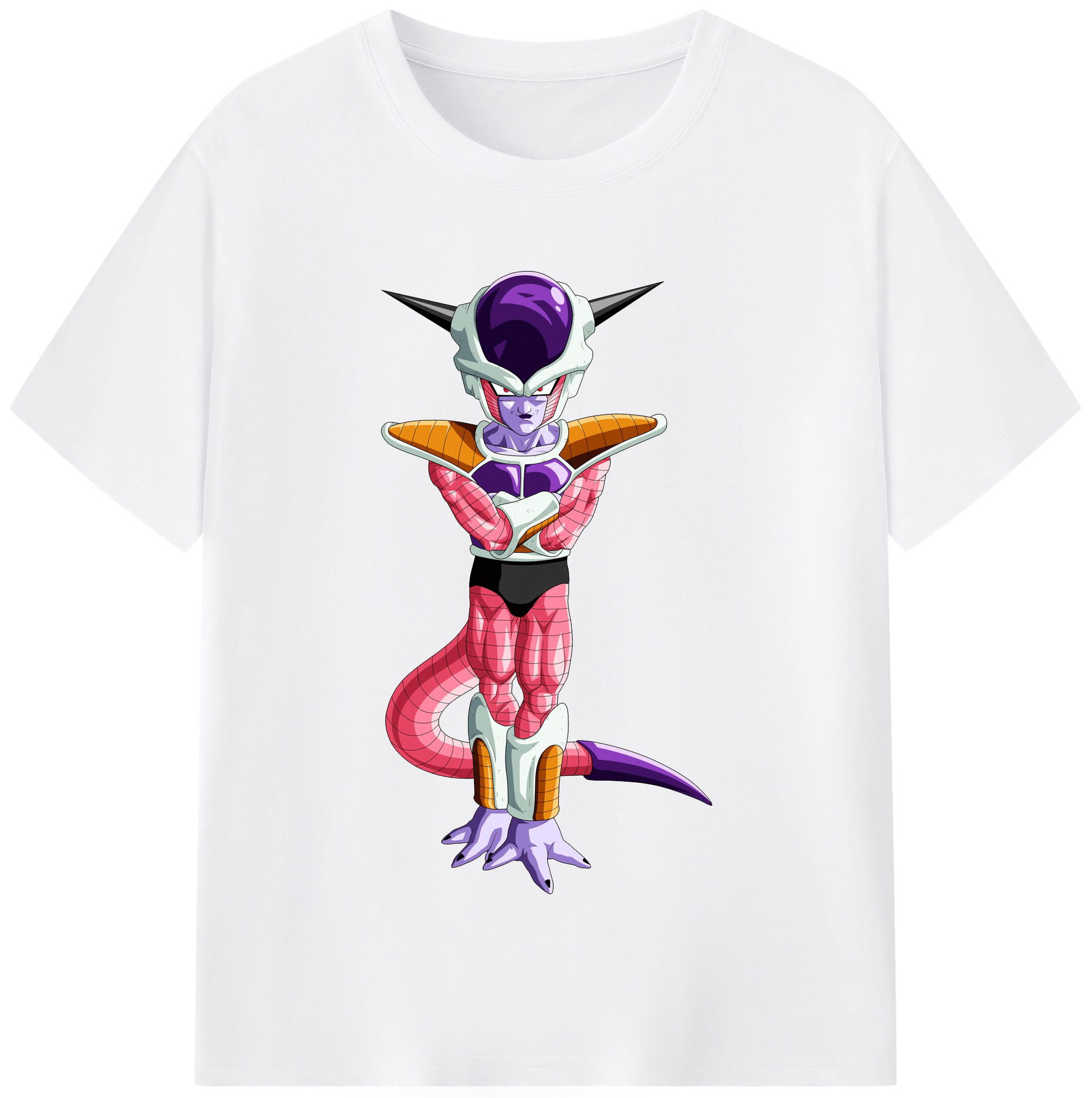 （画像用） ドラゴンボール フリーザ DRAGON BALL Frieza 綿100％半袖Tシャツ（フロントプリント）