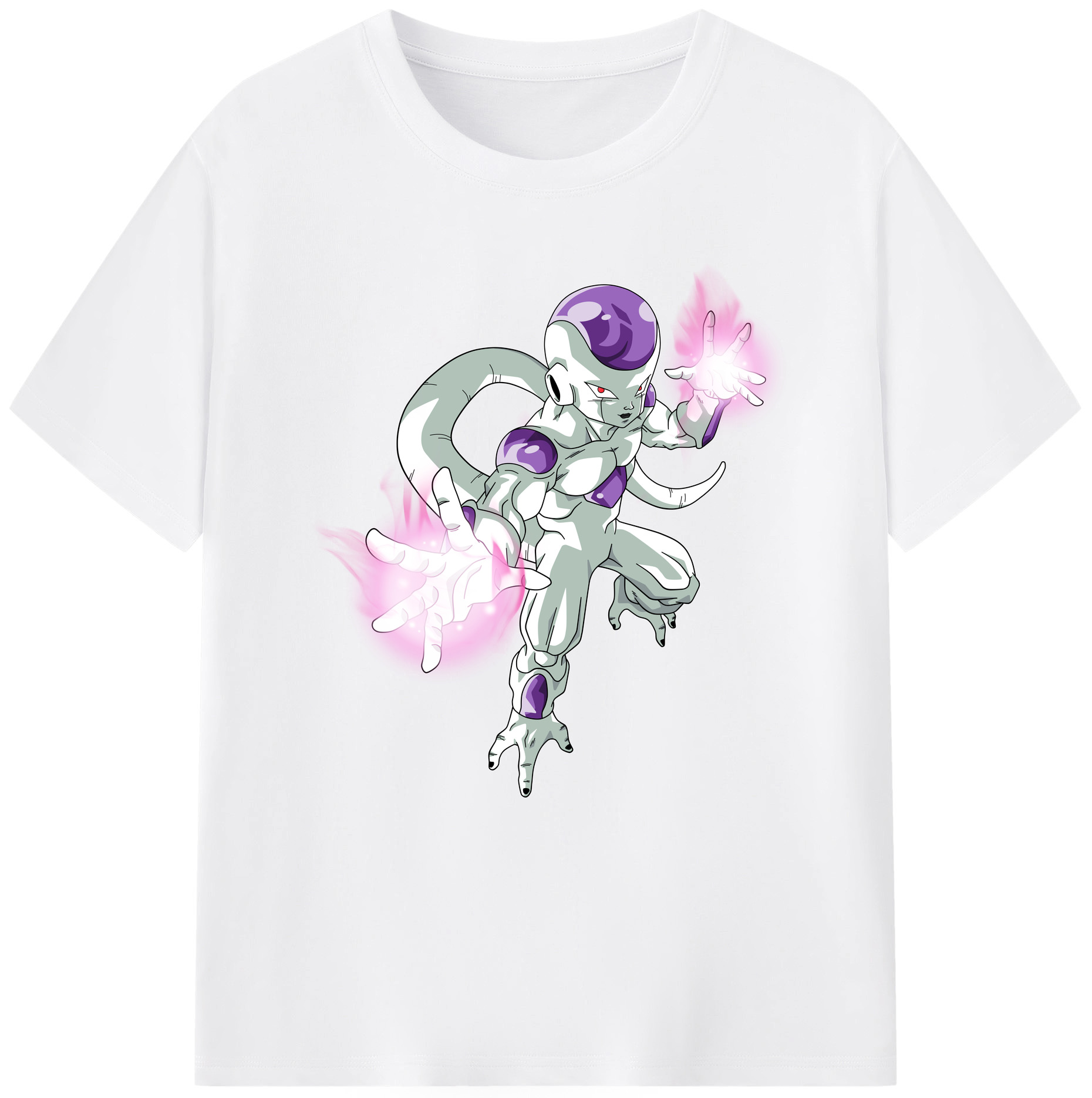 （画像用） ドラゴンボール フリーザ DRAGON BALL Frieza 綿100％半袖Tシャツ（フロントプリント）