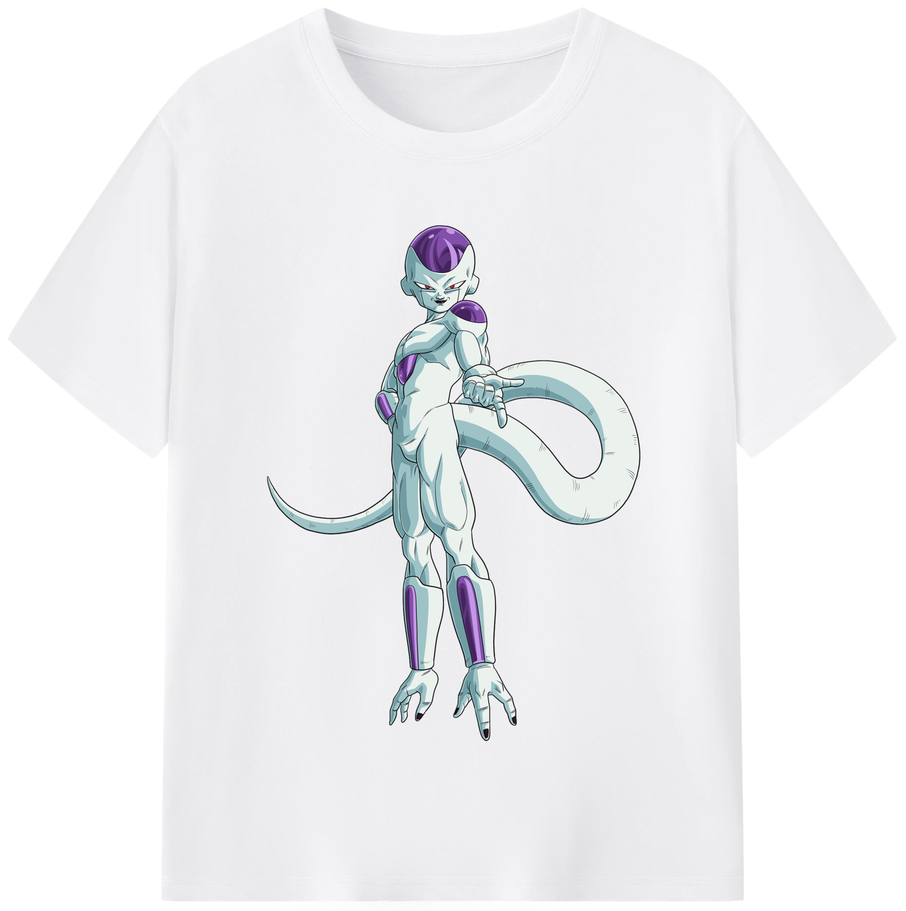 （画像用） ドラゴンボール フリーザ DRAGON BALL Frieza 綿100％半袖Tシャツ（フロントプリント）