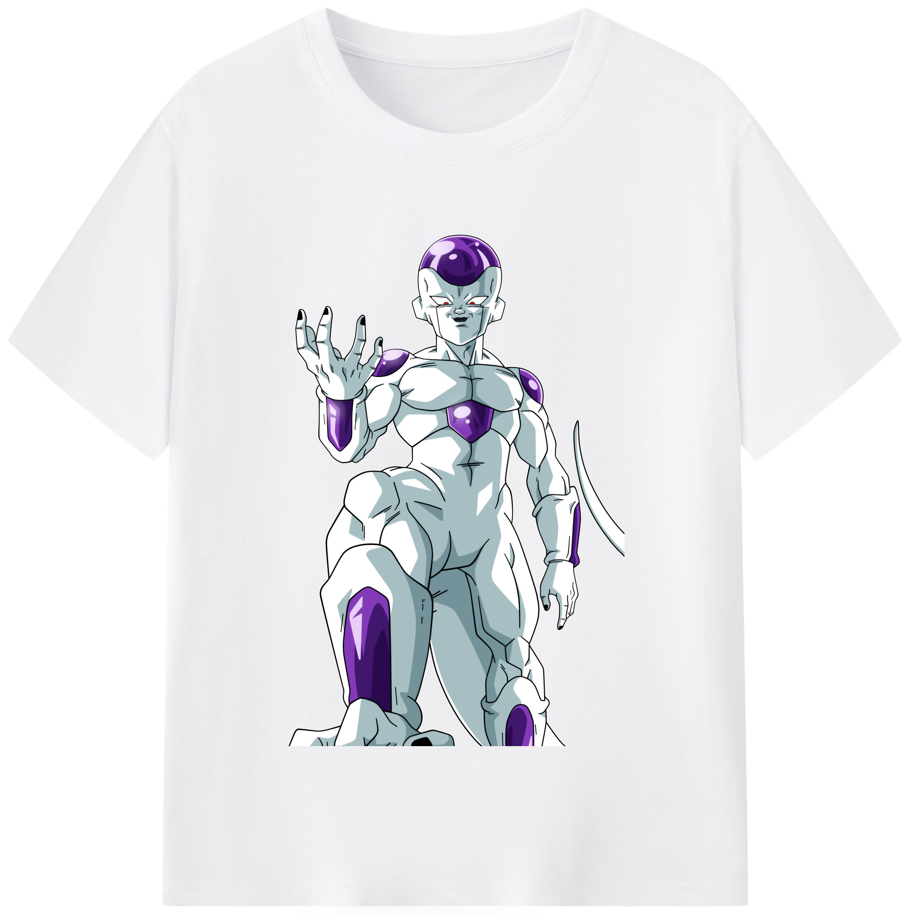 （画像用） ドラゴンボール フリーザ DRAGON BALL Frieza 綿100％半袖Tシャツ（フロントプリント）