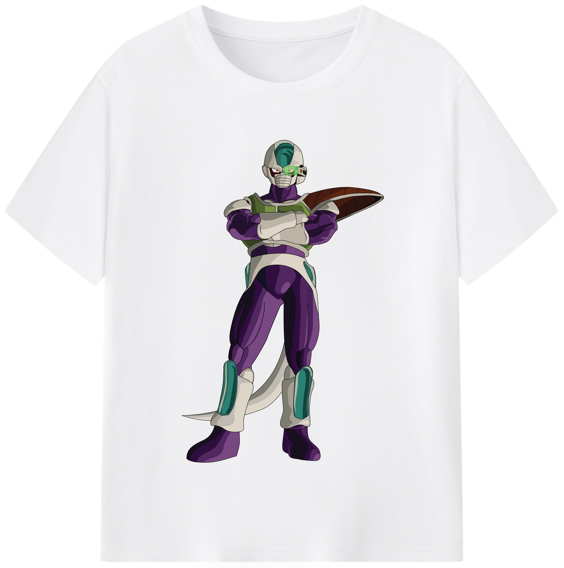 （画像用） ドラゴンボール フリーザ DRAGON BALL Frieza 綿100％半袖Tシャツ（フロントプリント）