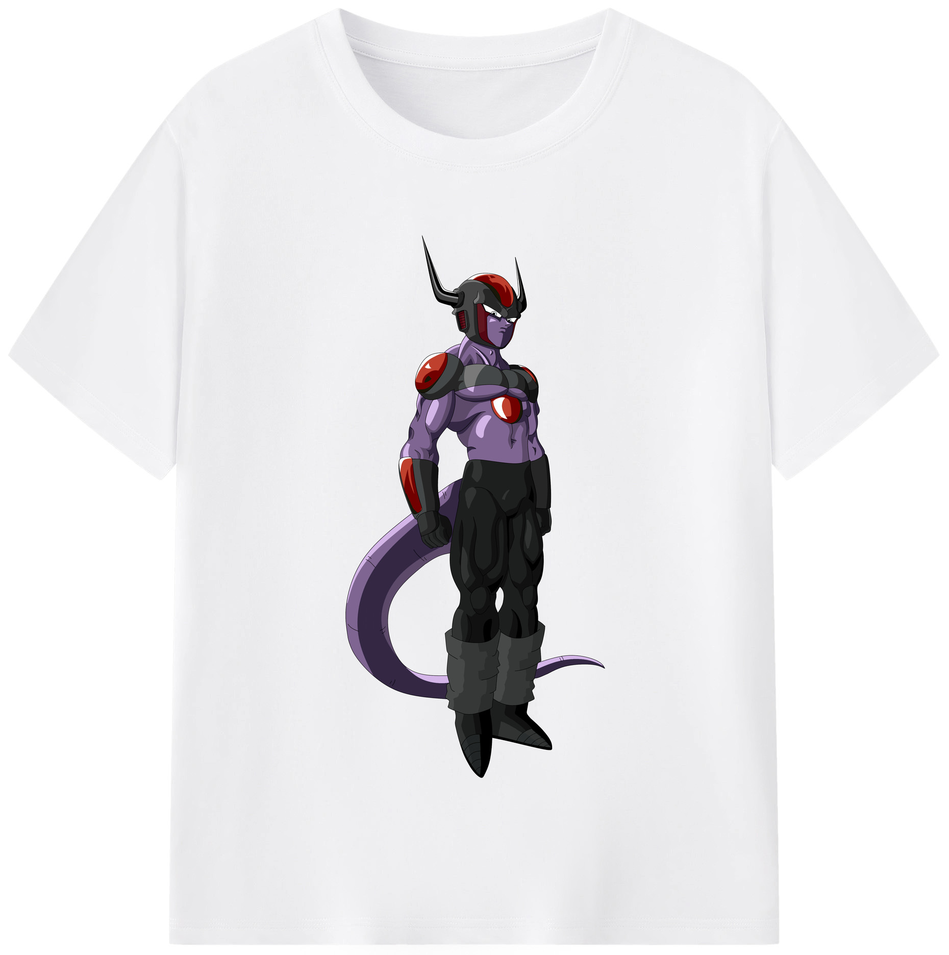 （画像用） ドラゴンボール フリーザ DRAGON BALL Frieza 綿100％半袖Tシャツ（フロントプリント）