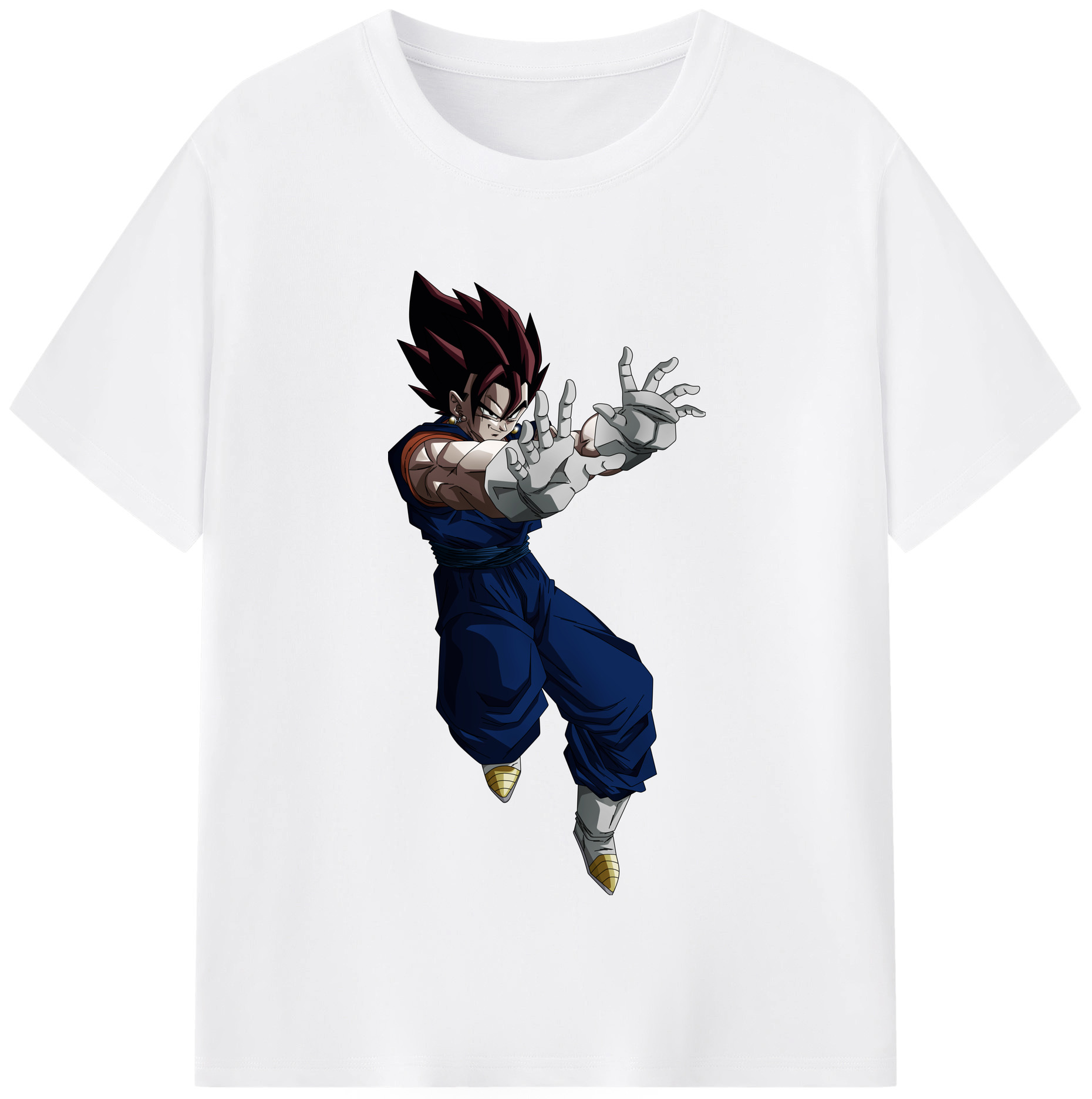 （画像用） ドラゴンボール ベジット DRAGON BALL Vegetto 綿100％半袖Tシャツ（フロントプリント）