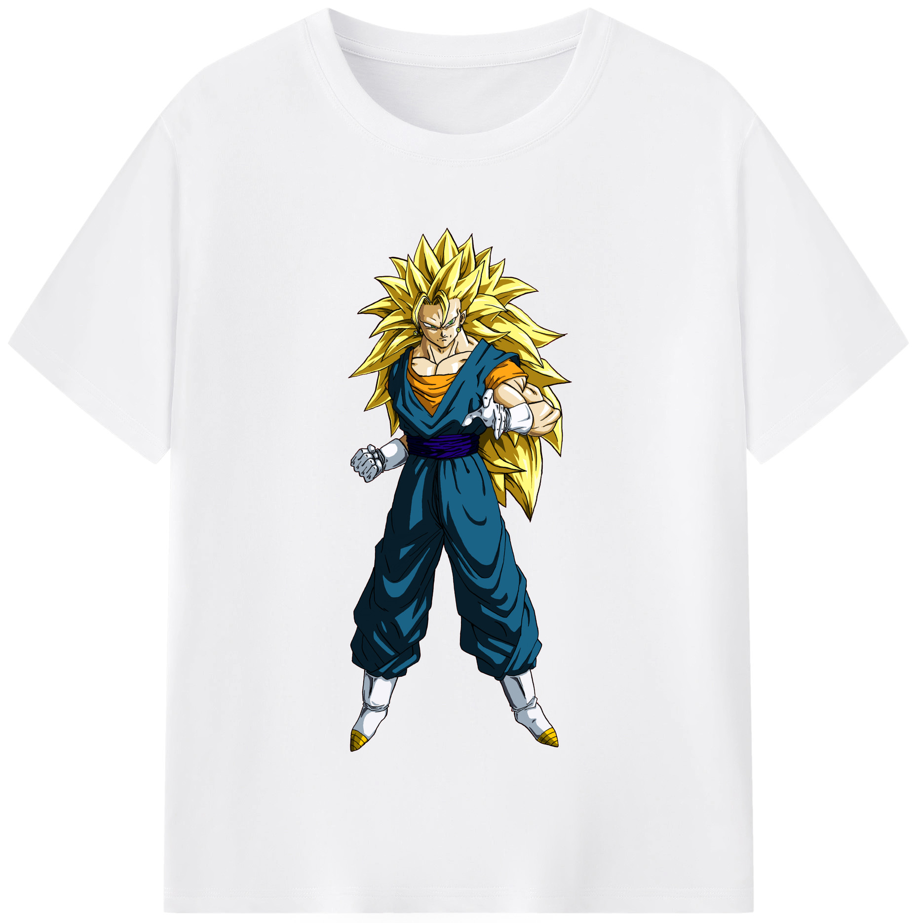 （画像用） ドラゴンボール ベジット DRAGON BALL Vegetto 綿100％半袖Tシャツ（フロントプリント）