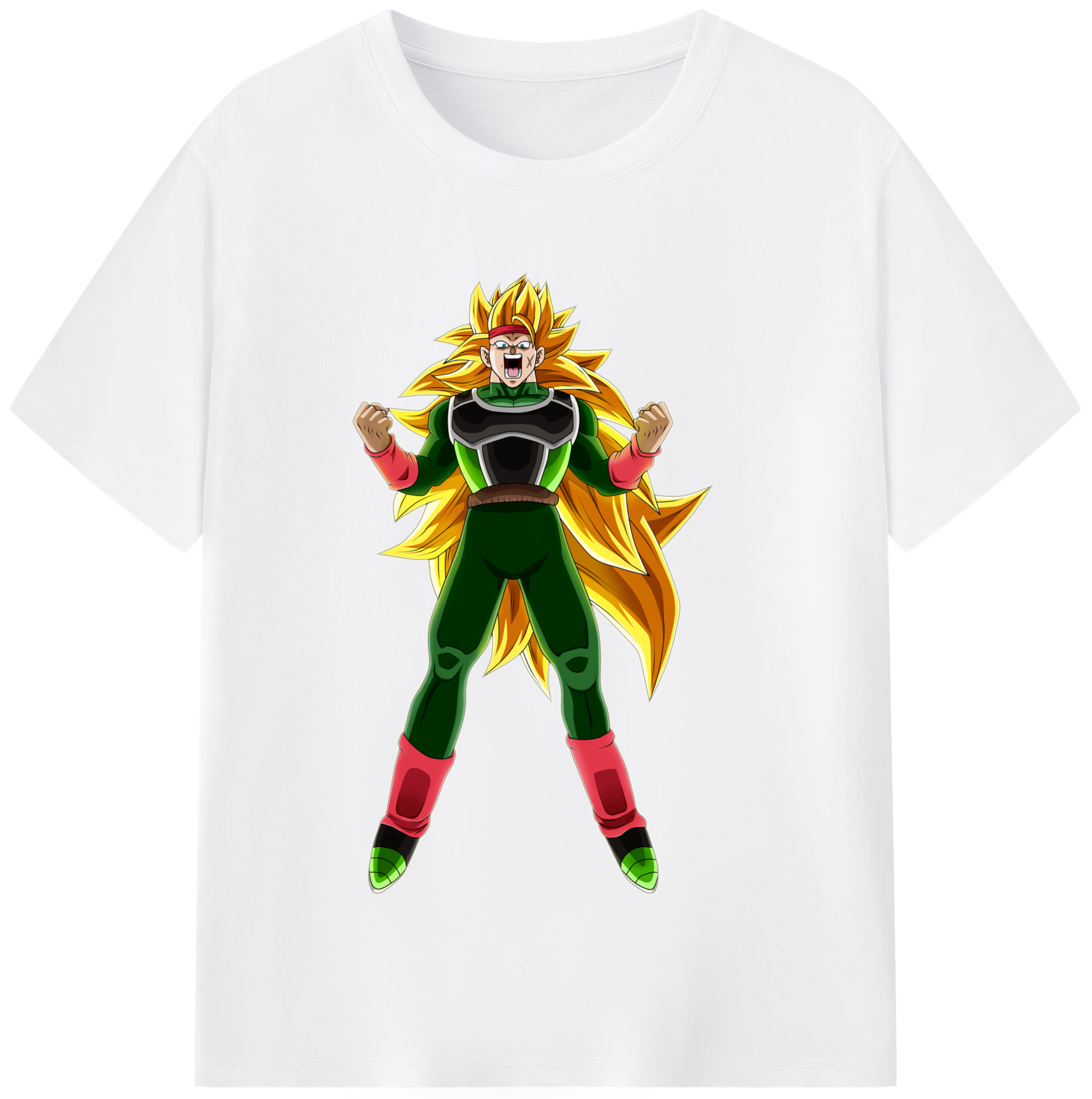 （画像用） ドラゴンボール ブロリー DRAGON BALL Broli 綿100％半袖Tシャツ（フロントプリント）