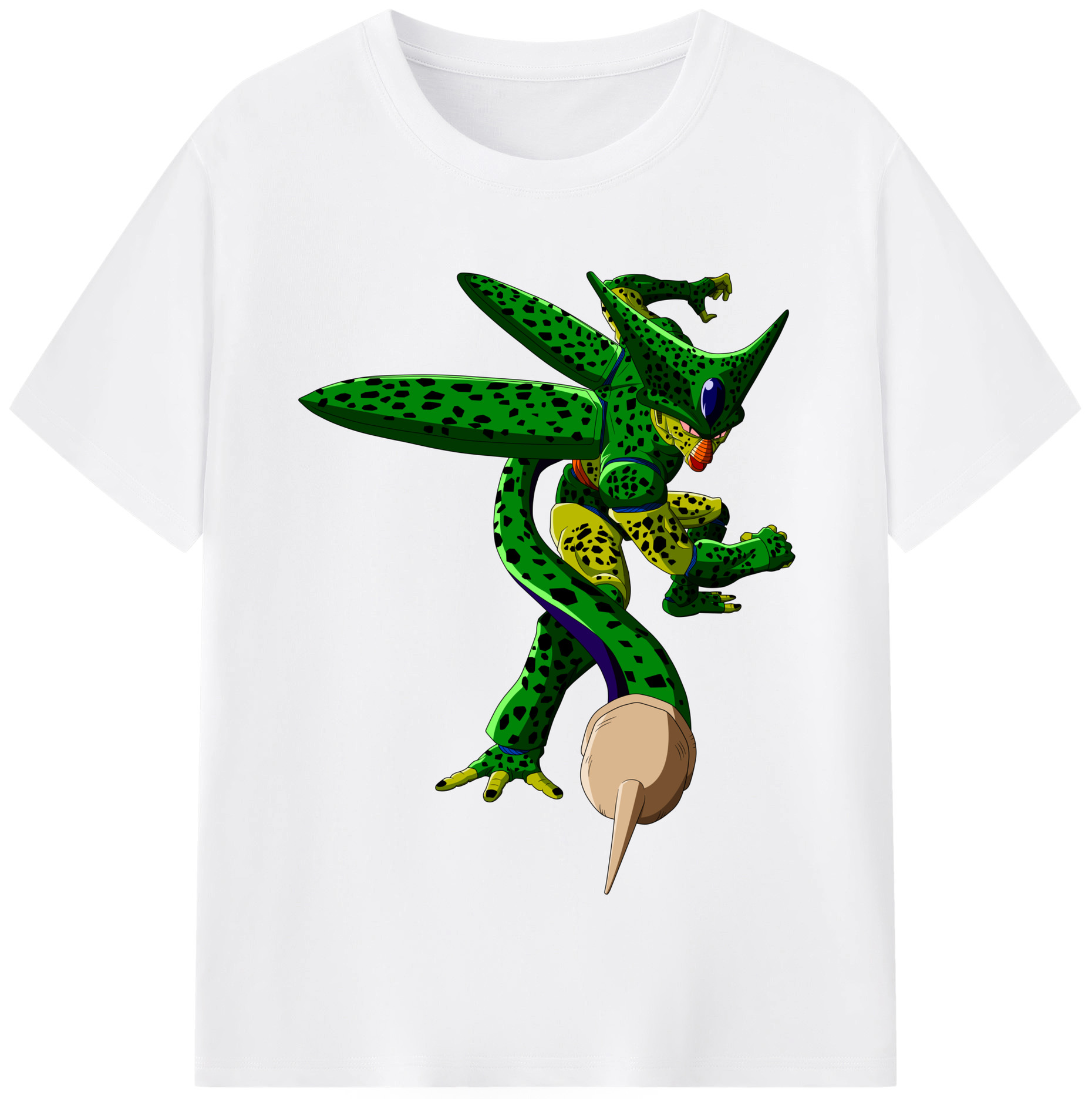 （画像用） ドラゴンボール セル DRAGON BALL Cell 綿100％半袖Tシャツ（フロントプリント）