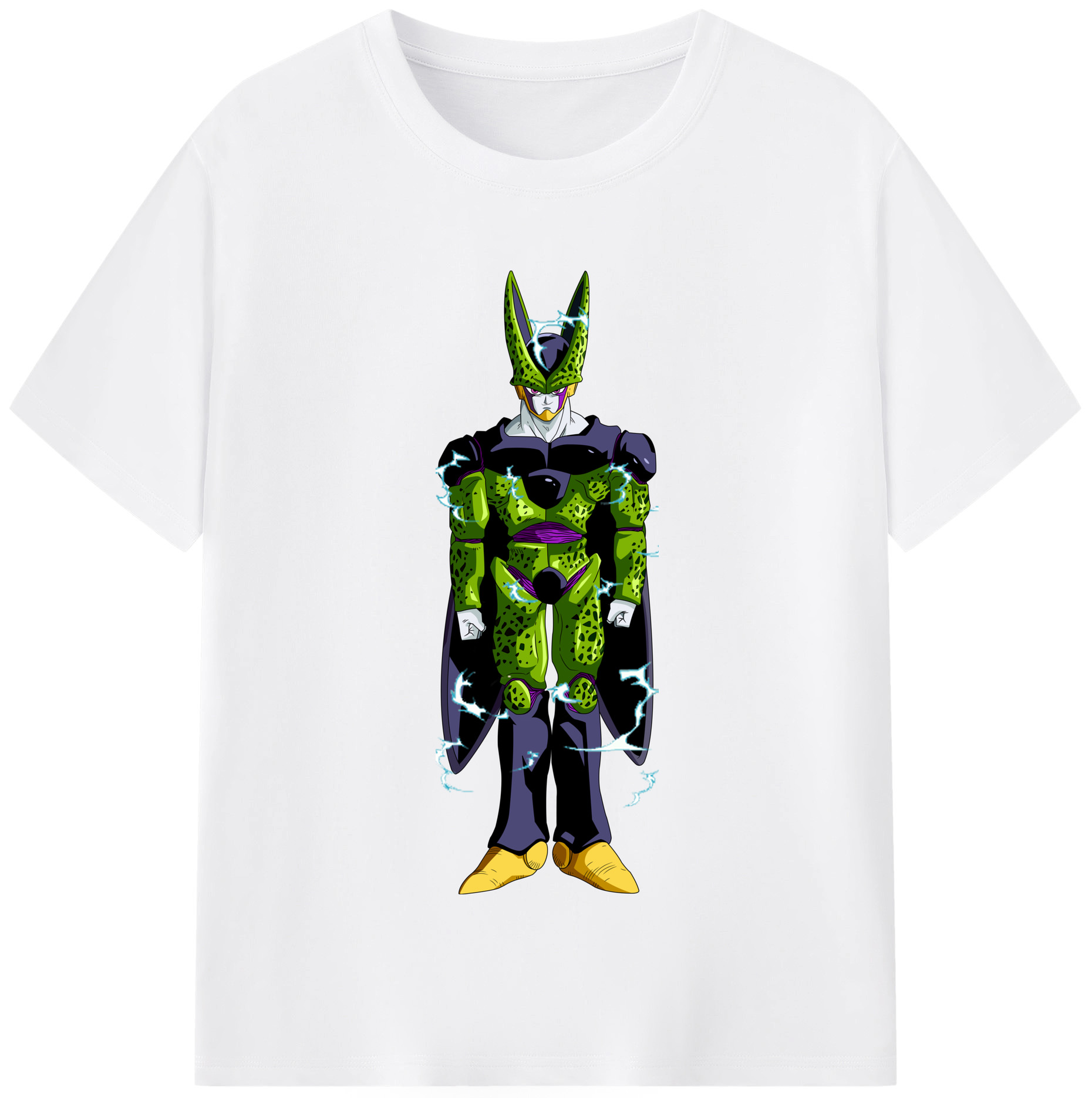 （画像用） ドラゴンボール セル DRAGON BALL Cell 綿100％半袖Tシャツ（フロントプリント）
