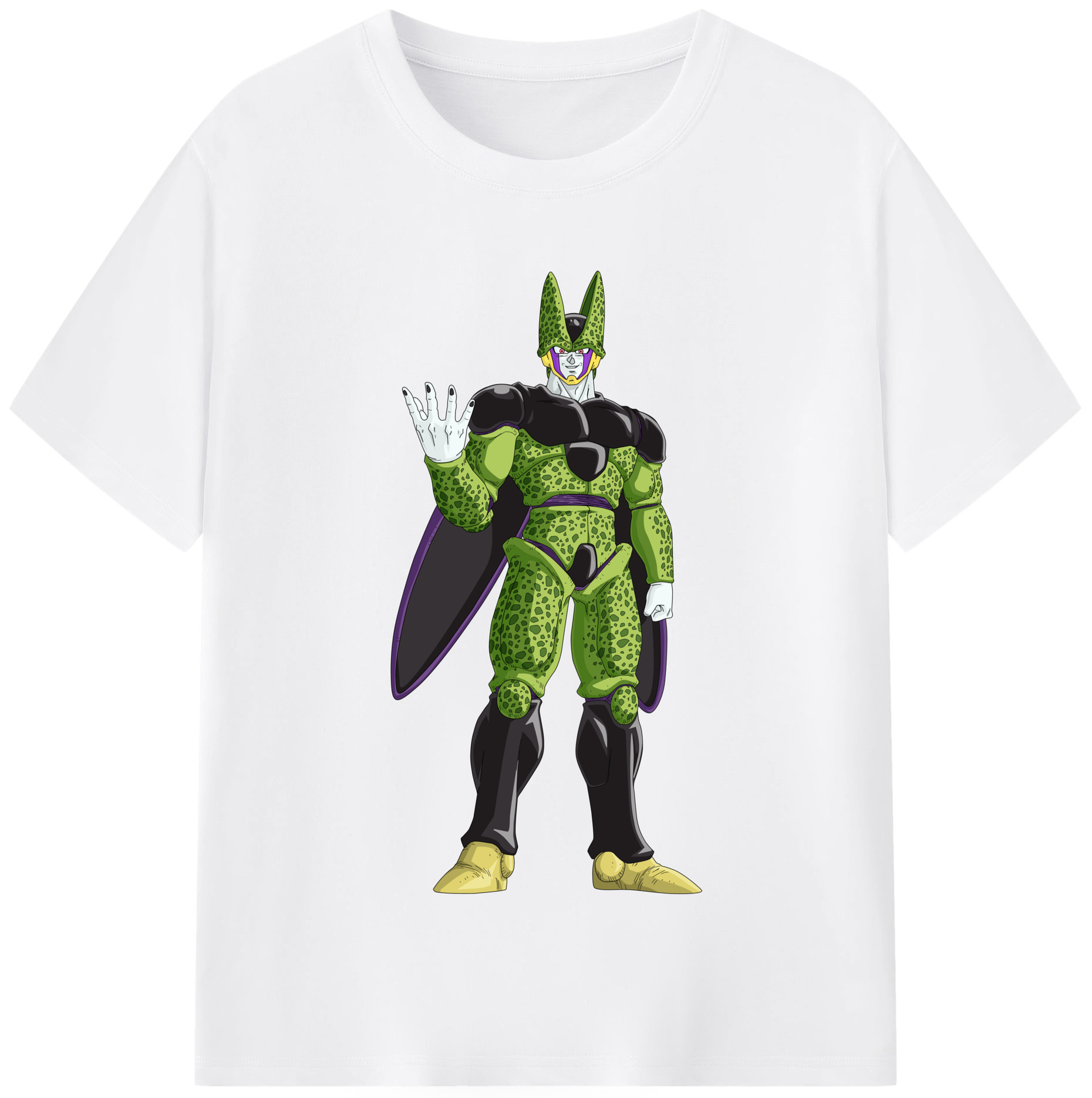 （画像用） ドラゴンボール セル DRAGON BALL Cell 綿100％半袖Tシャツ（フロントプリント）