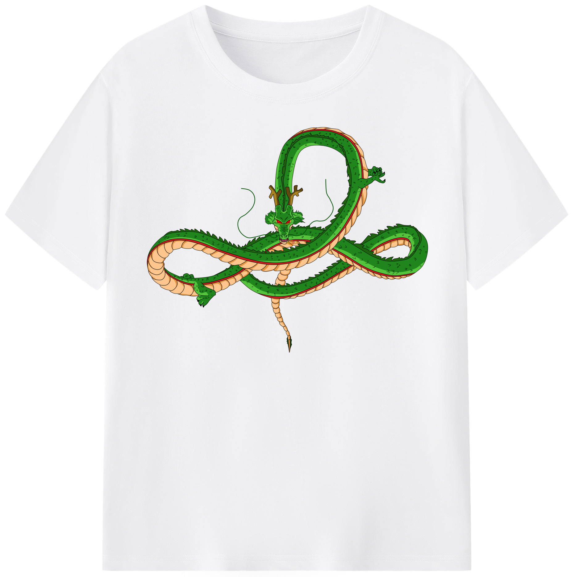 （画像用） ドラゴンボール 神龍 シェンロン DRAGON BALL Shenron 綿100％半袖Tシャツ（フロントプリント）