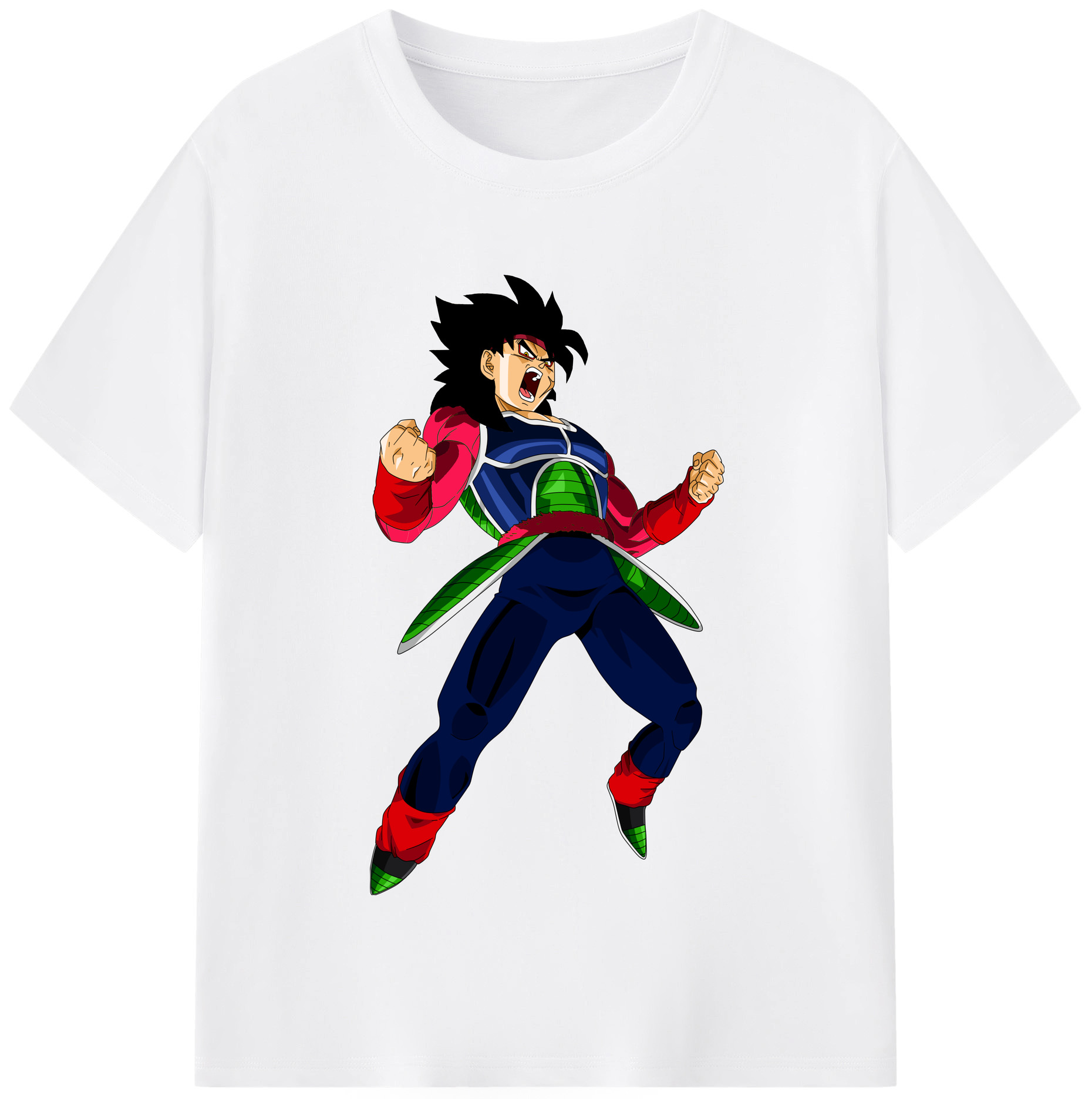 （画像用） ドラゴンボール バーダック DRAGON BALL Burdock 綿100％半袖Tシャツ（フロントプリント）