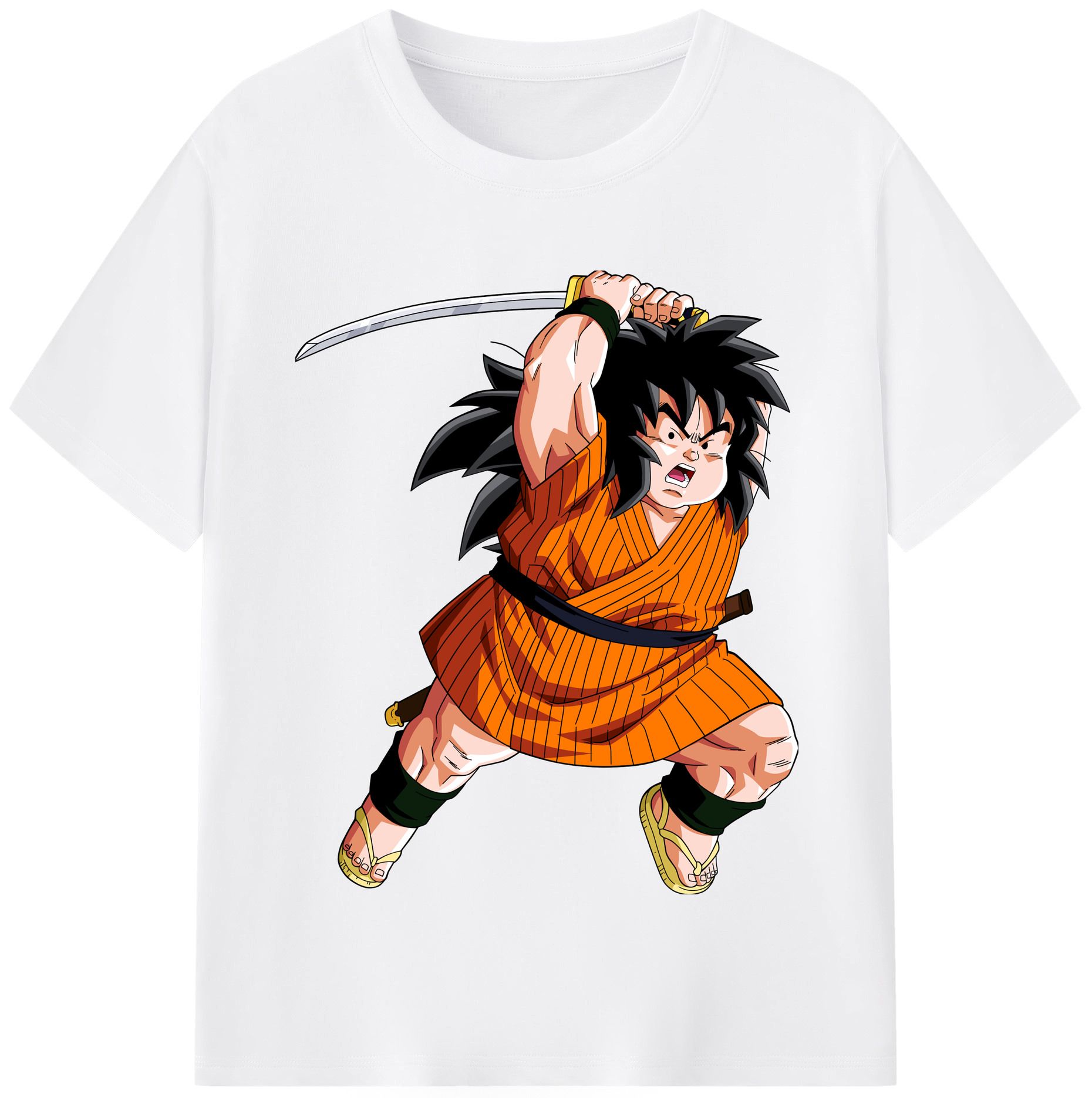 （画像用） ドラゴンボール やじろべえ DRAGON BALL Yajirobe 綿100％半袖Tシャツ（フロントプリント）
