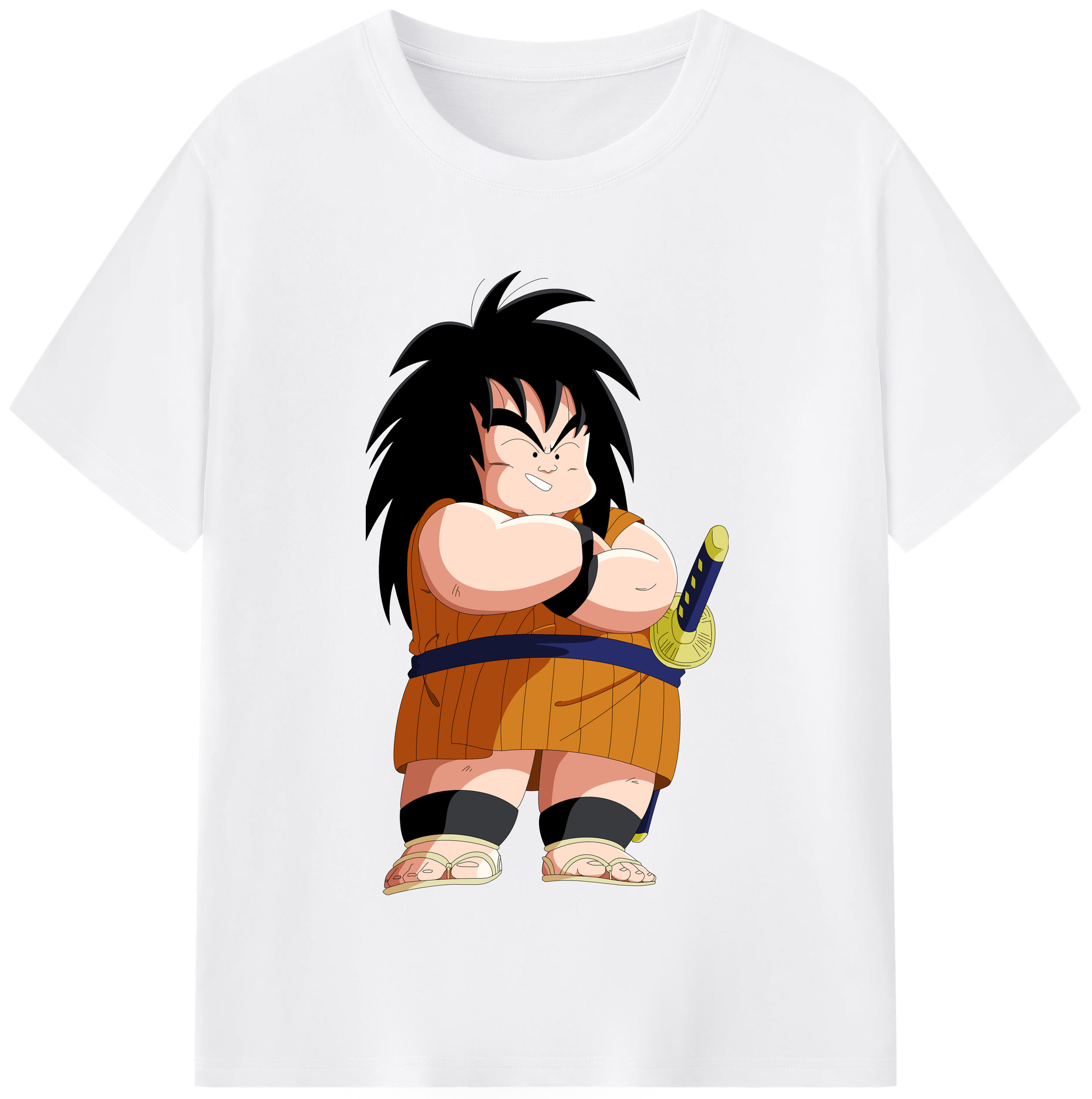 （画像用） ドラゴンボール やじろべえ DRAGON BALL Yajirobe 綿100％半袖Tシャツ（フロントプリント）