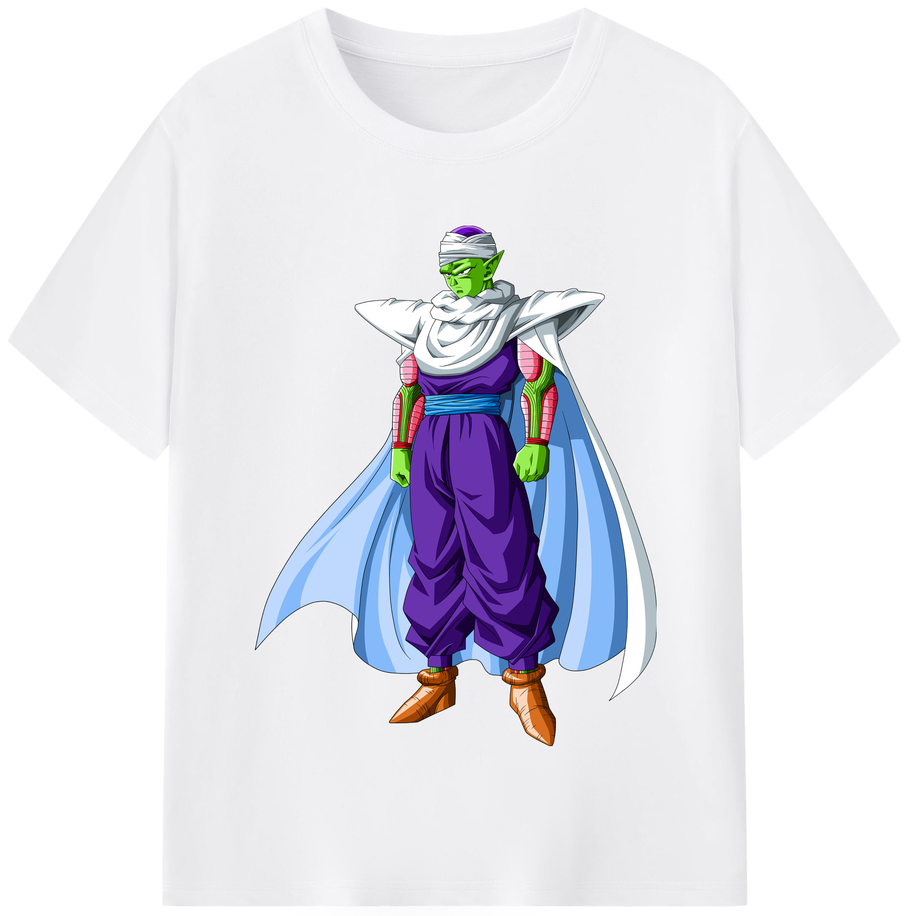 （画像用） ドラゴンボール ピッコロ DRAGON BALL Piccolo 綿100％半袖Tシャツ（フロントプリント）