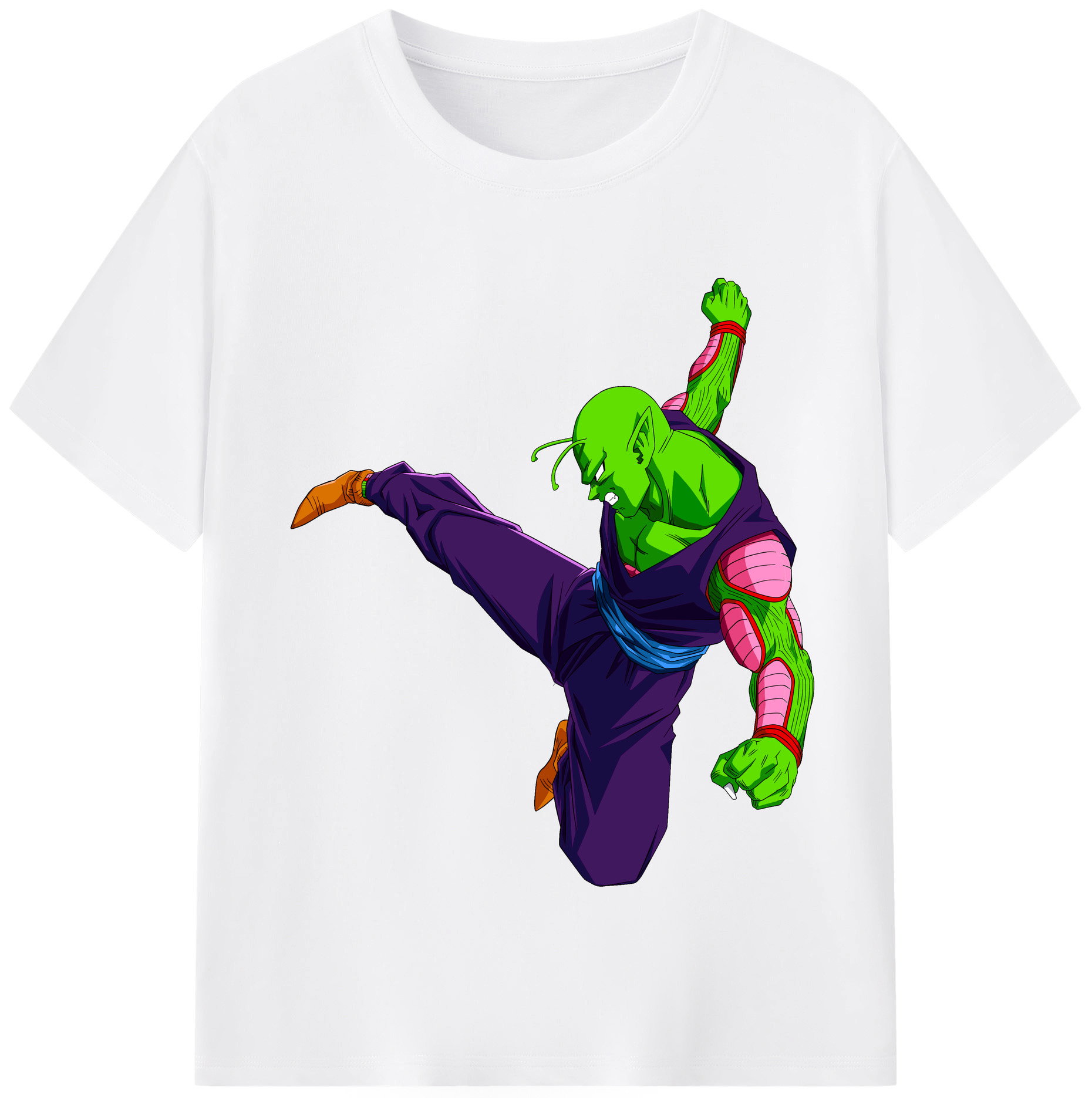 （画像用） ドラゴンボール ピッコロ DRAGON BALL Piccolo 綿100％半袖Tシャツ（フロントプリント）
