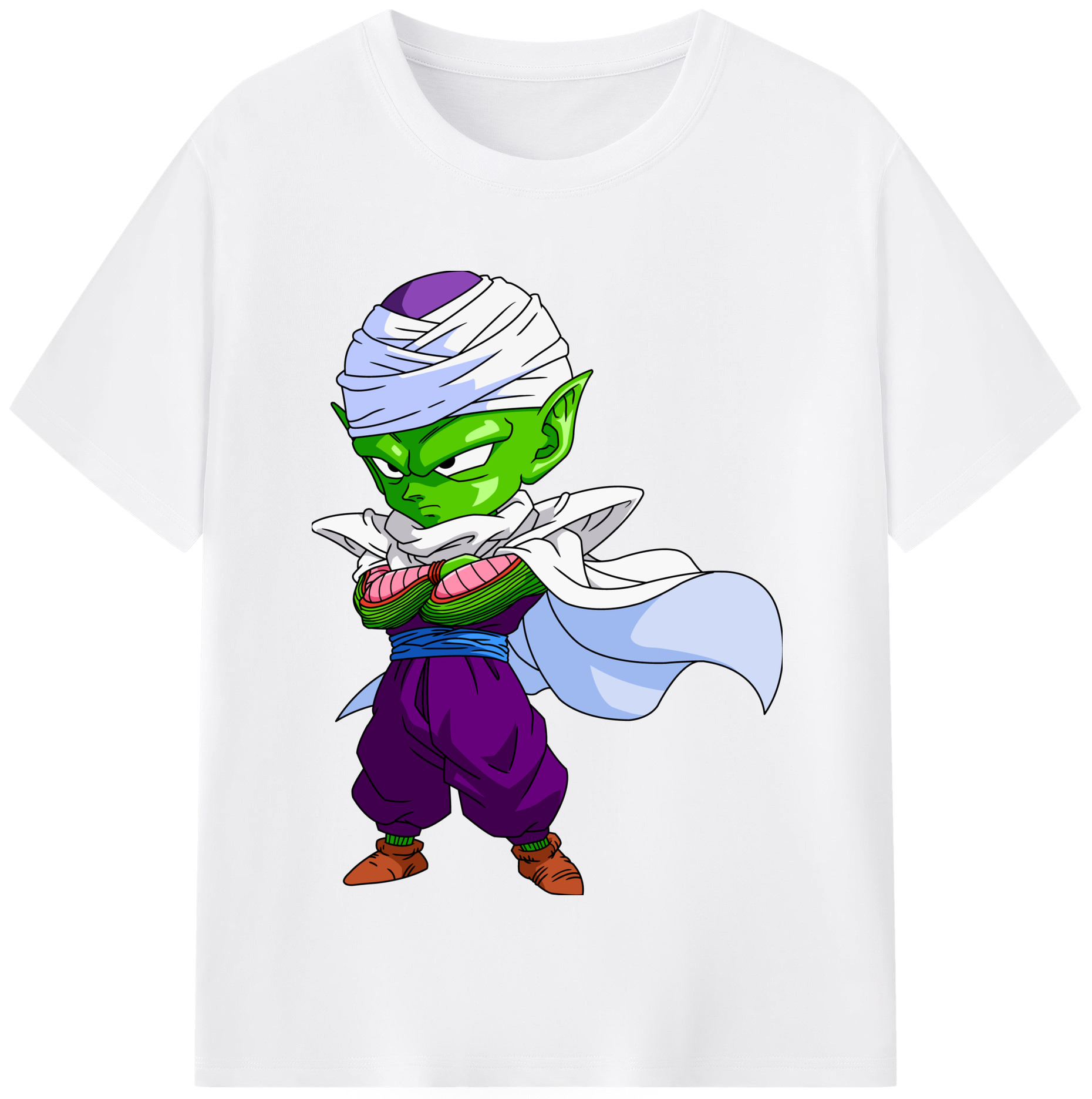 （画像用） ドラゴンボール ピッコロ DRAGON BALL Piccolo 綿100％半袖Tシャツ（フロントプリント）