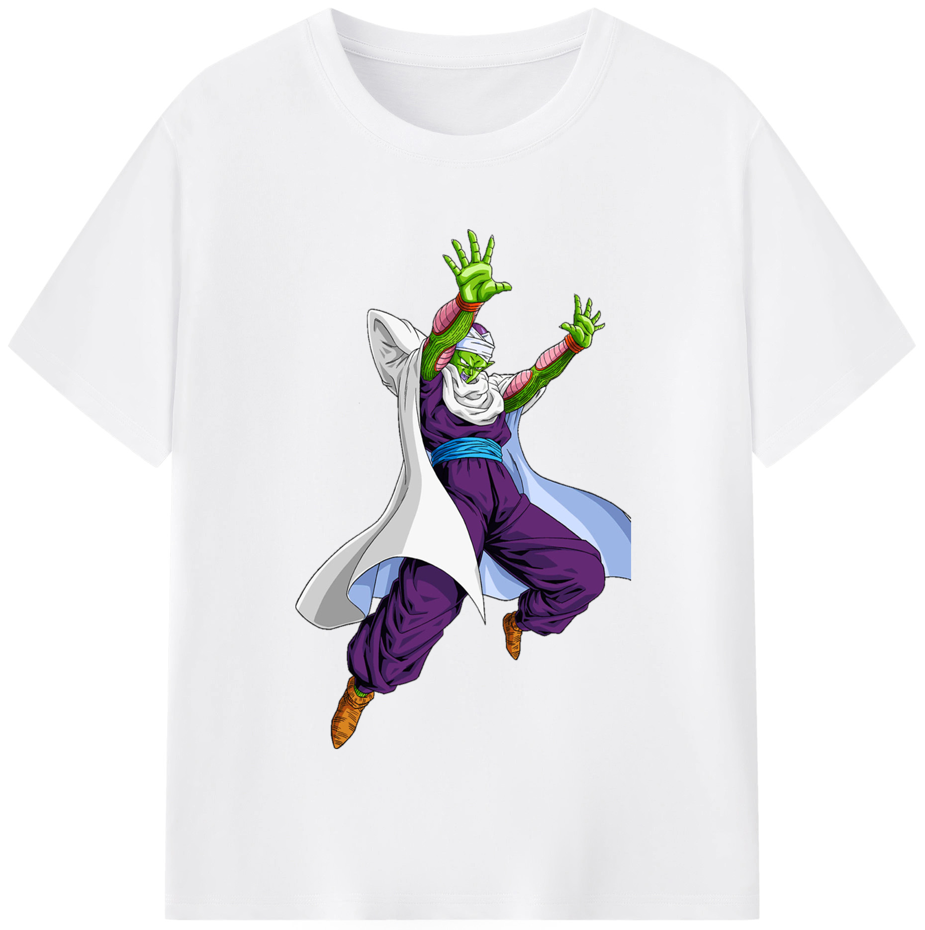 （画像用） ドラゴンボール ピッコロ DRAGON BALL Piccolo 綿100％半袖Tシャツ（フロントプリント）