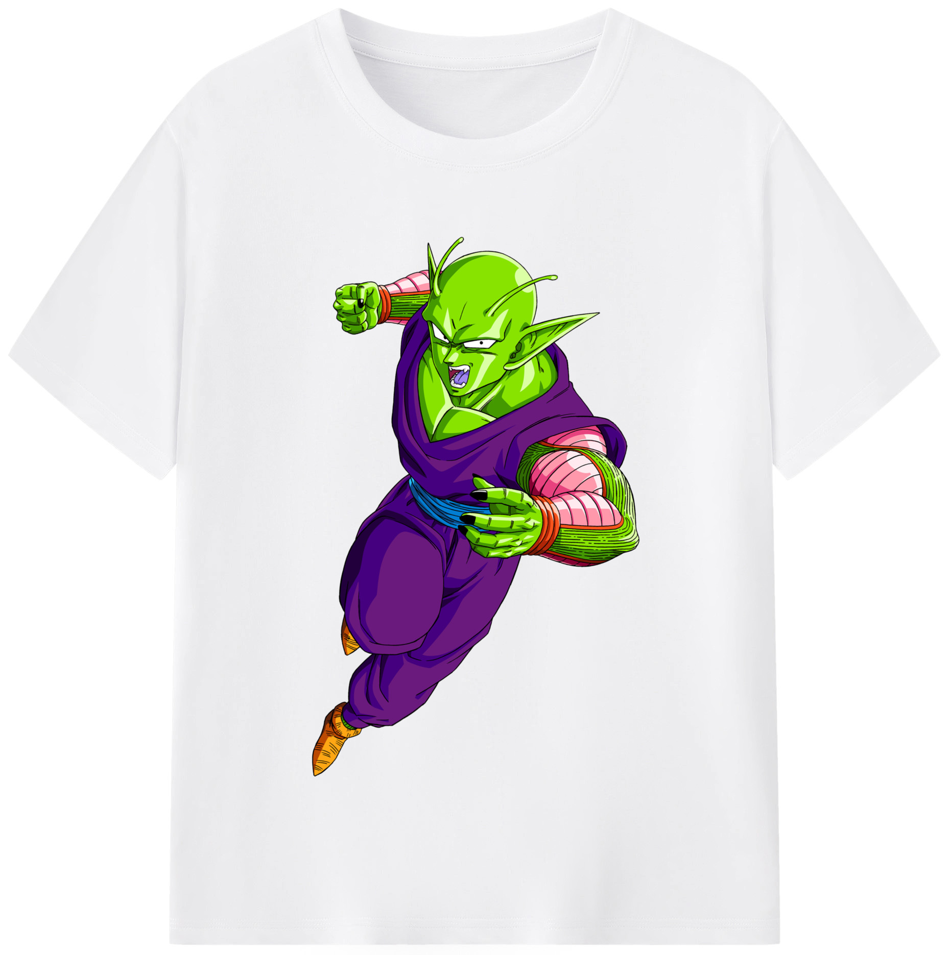 （画像用） ドラゴンボール ピッコロ DRAGON BALL Piccolo 綿100％半袖Tシャツ（フロントプリント）