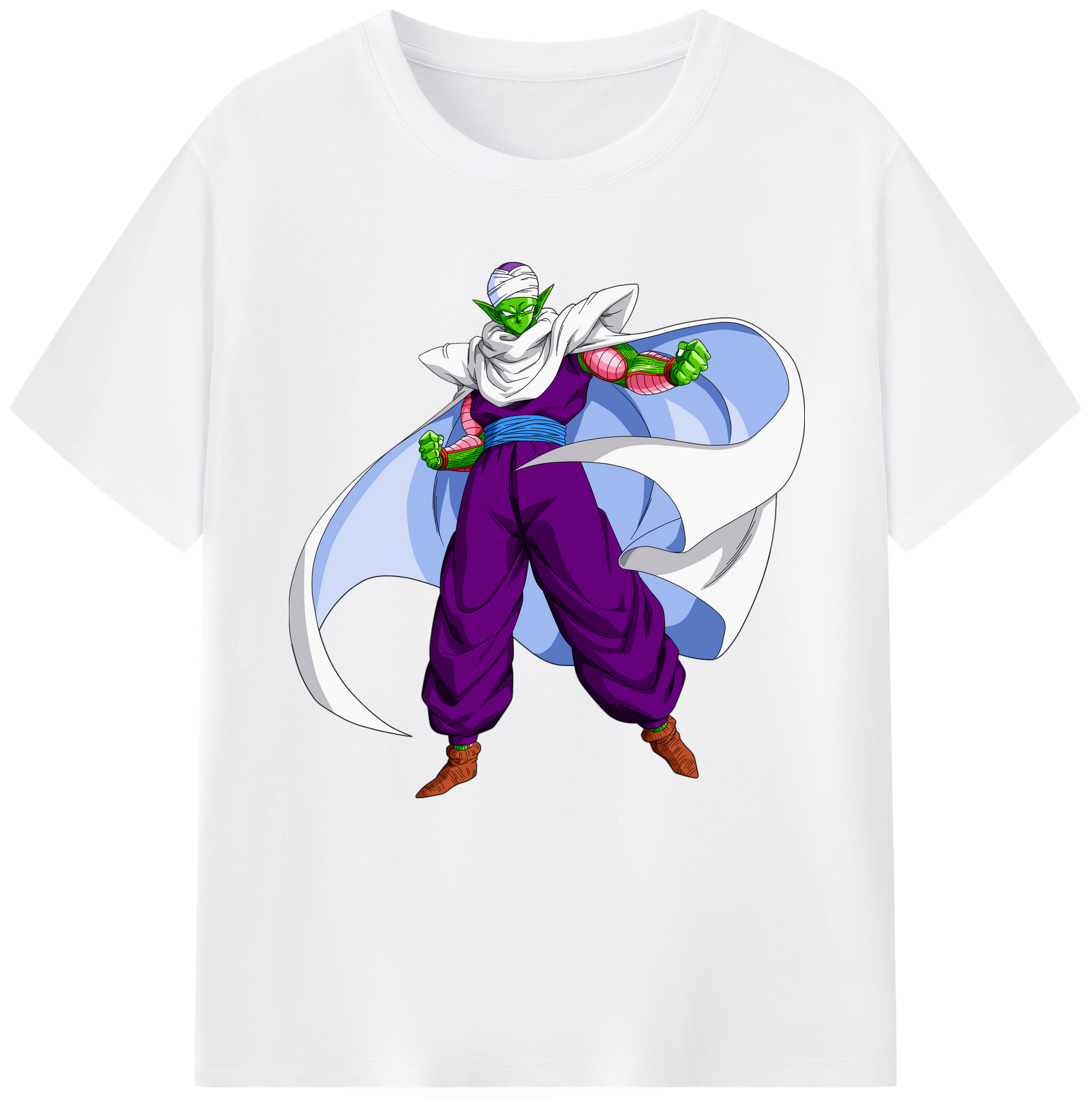 （画像用） ドラゴンボール ピッコロ DRAGON BALL Piccolo 綿100％半袖Tシャツ（フロントプリント）