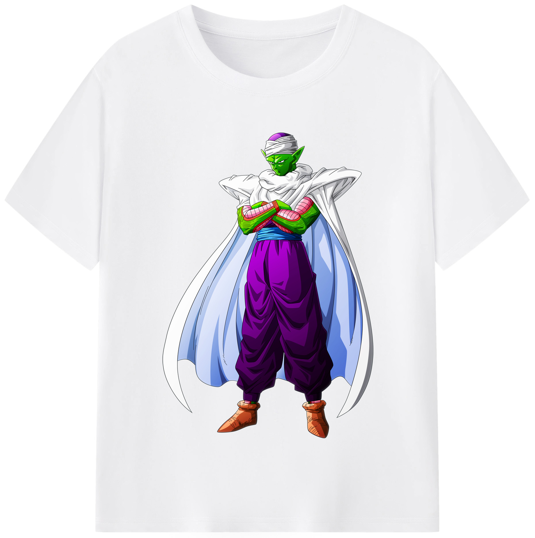 （画像用） ドラゴンボール ピッコロ DRAGON BALL Piccolo 綿100％半袖Tシャツ（フロントプリント）