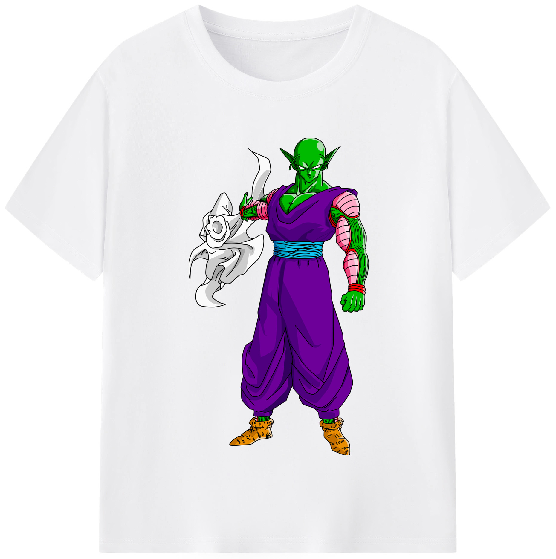 （画像用） ドラゴンボール ピッコロ DRAGON BALL Piccolo 綿100％半袖Tシャツ（フロントプリント）