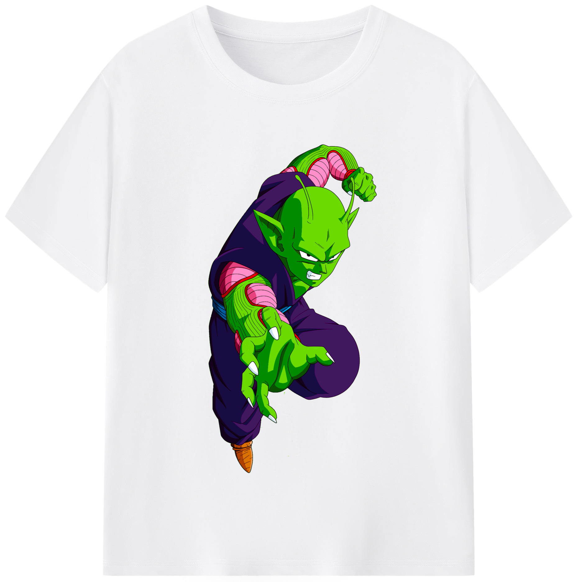 （画像用） ドラゴンボール ピッコロ DRAGON BALL Piccolo 綿100％半袖Tシャツ（フロントプリント）