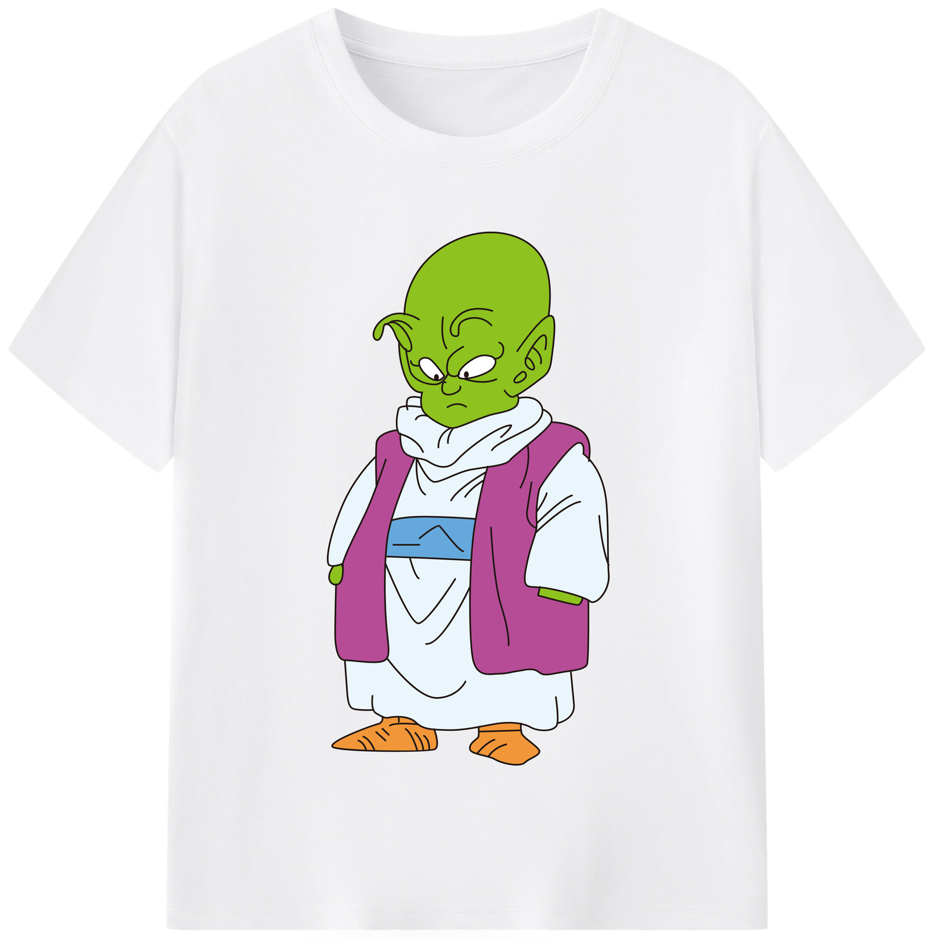 （画像用） ドラゴンボール ピッコロ DRAGON BALL Piccolo 綿100％半袖Tシャツ（フロントプリント）